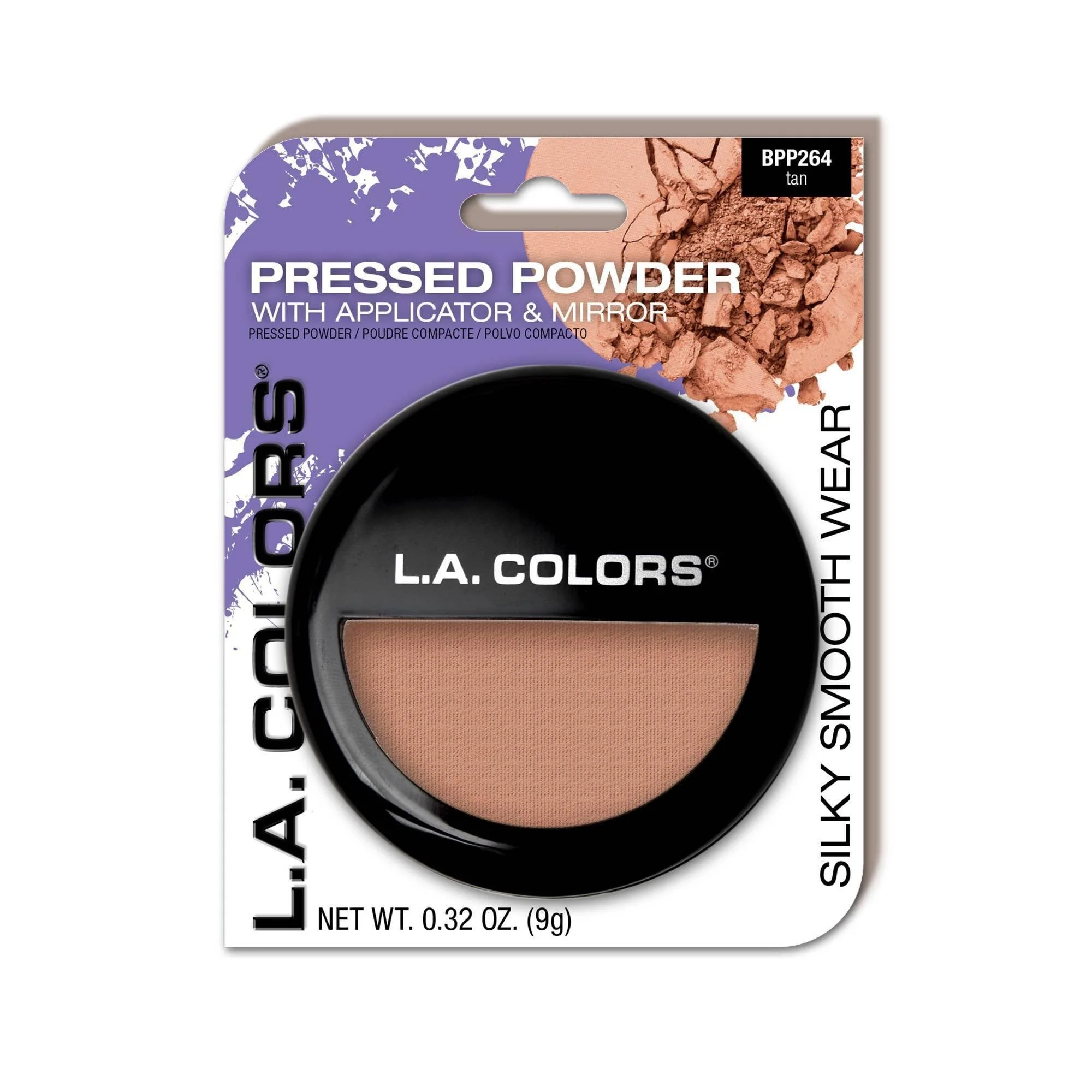 Soft L.A. COLORS Pressed Powder carded Tan CBPP264A Durable