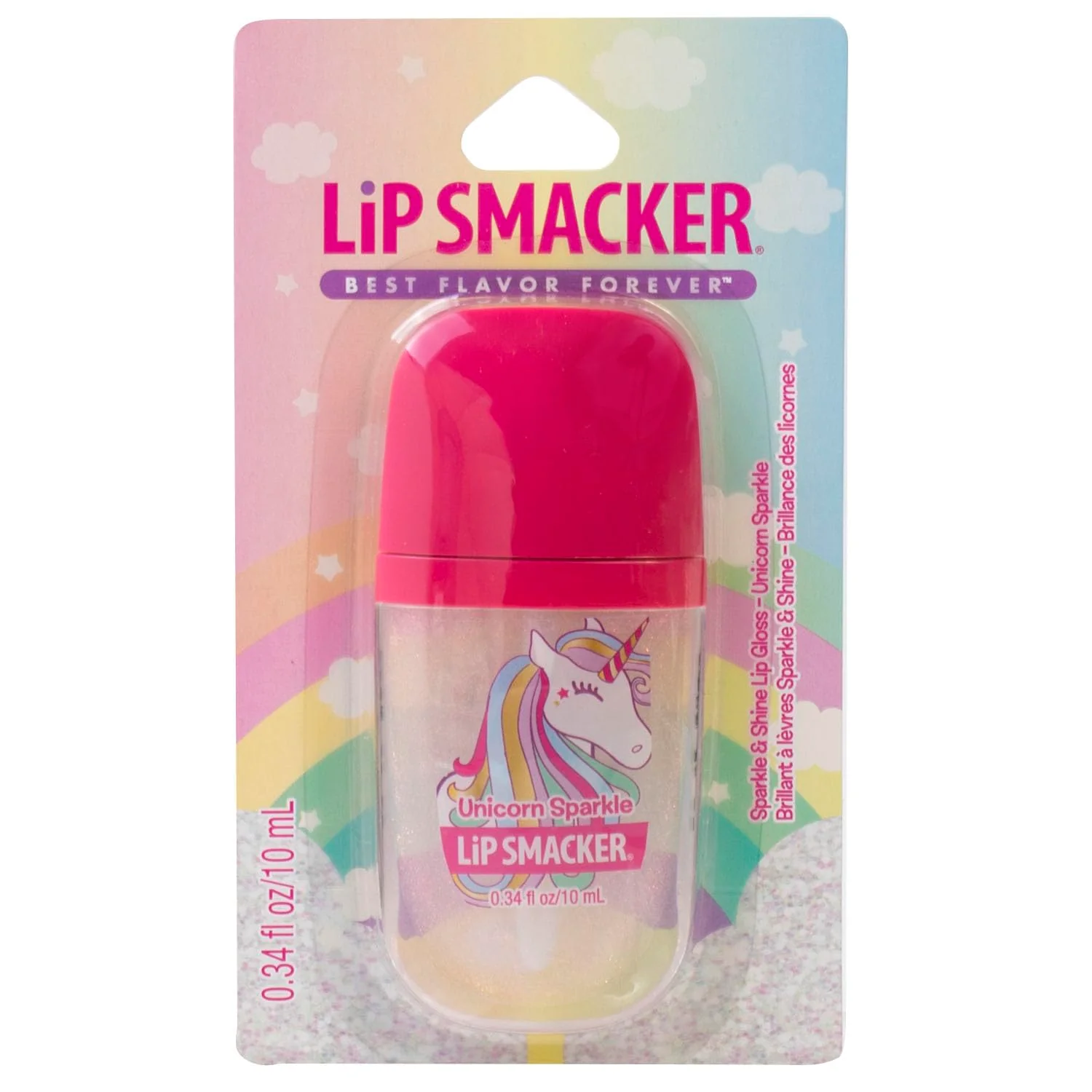 Luxury Lip Smacker Sparkle Shine Lip Gloss Blendable Glitter High Shine Moisturizing Formula Cruelty- - Unicorn Sparkle Next-Generation