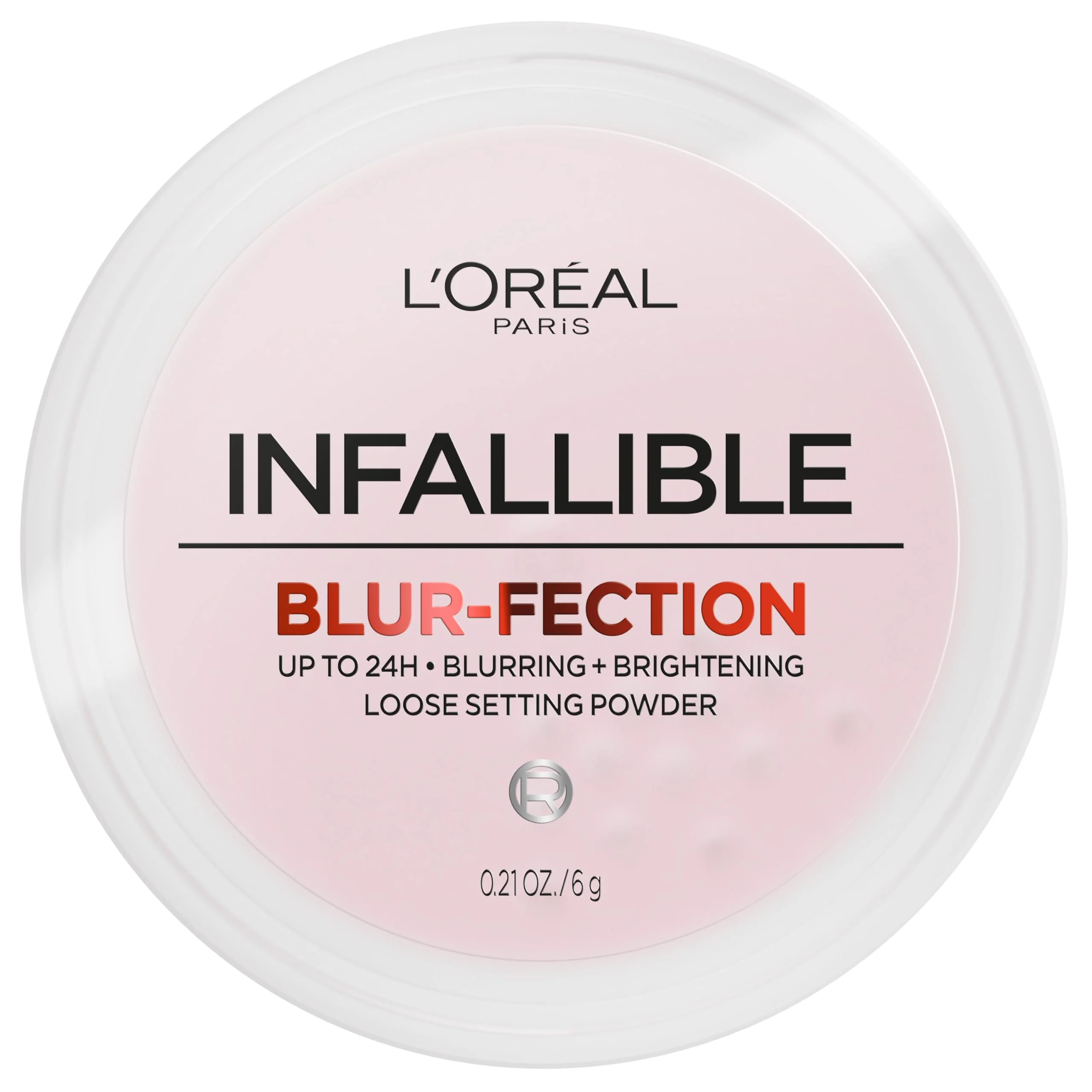 Relaxed L'O Paris Infallible Blur-fection Longwear Loose Setting Powder Blurring Face Powder With Up to 24HRs of Wear Brightening Light Pink 1 Kit First-Class