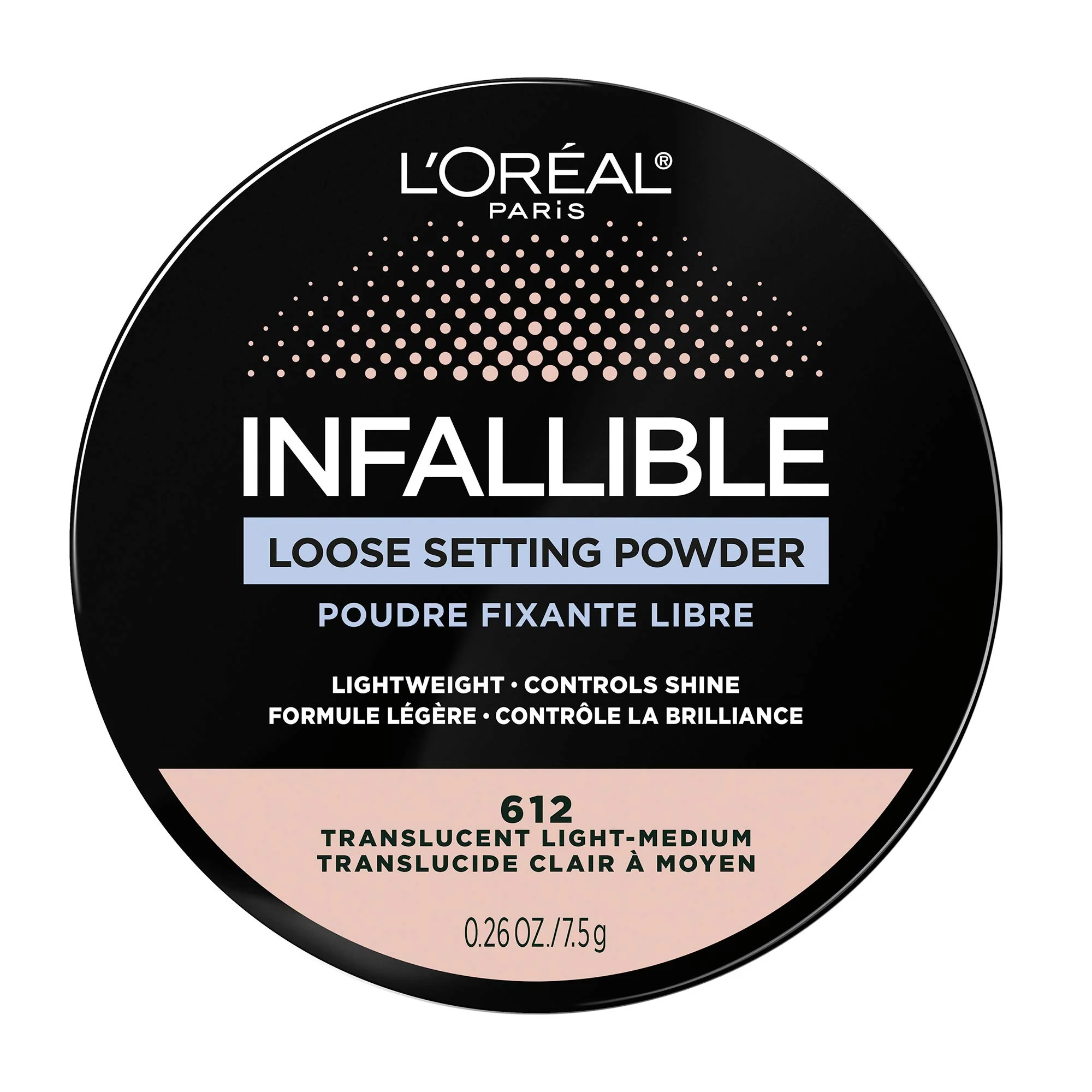 Premium Material L'O Paris Infallible Tinted Loose Setting Powders Matte Finish Lightweight No White Cast 2 Shades From Light To Deep Translucent Medium-deep Casual