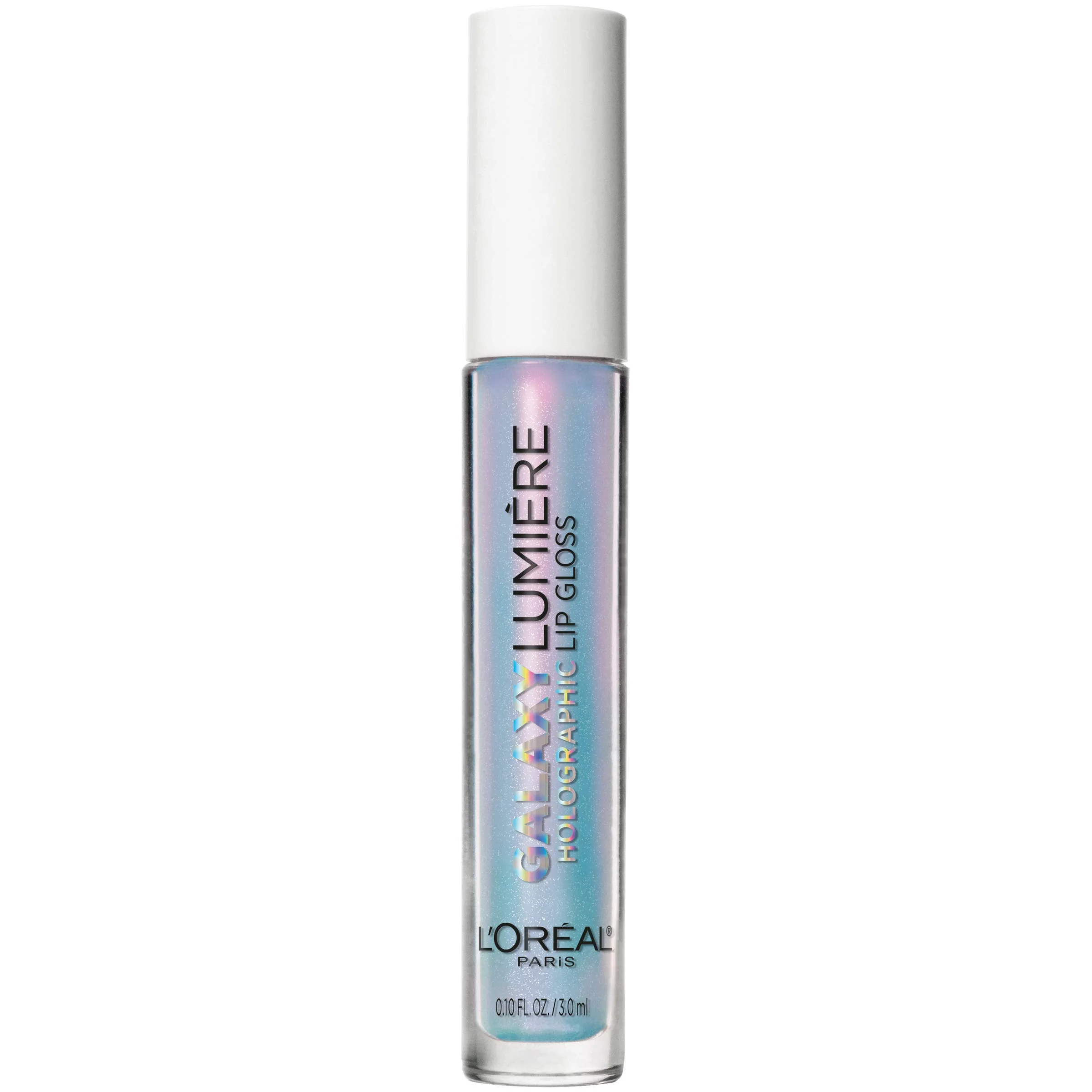 Refined L'O Paris Makeup Infallible Galaxy Lumiere Holographic Lip Gloss Loaded with Iridescent Pearls Wear Alone or as a Topper to your Favorite Original