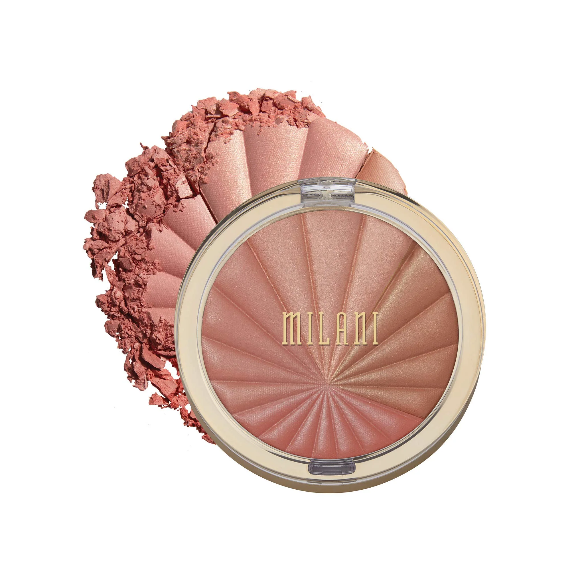 Enhanced Milani Color Harmony Blush Palette - Berry Rays 0.3 Ounce Vegan Cruelty- Powder Blush Compact - Shape Contour Highlight Face with 4 Matte Luxury
