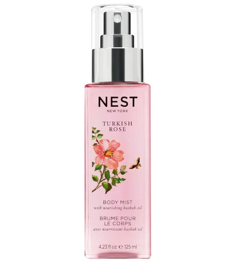 Trusted NEST New York Turkish Rose Perfume Oil Body Mist 4.2 Fl Oz Pack of 1 Clear Long-Lasting