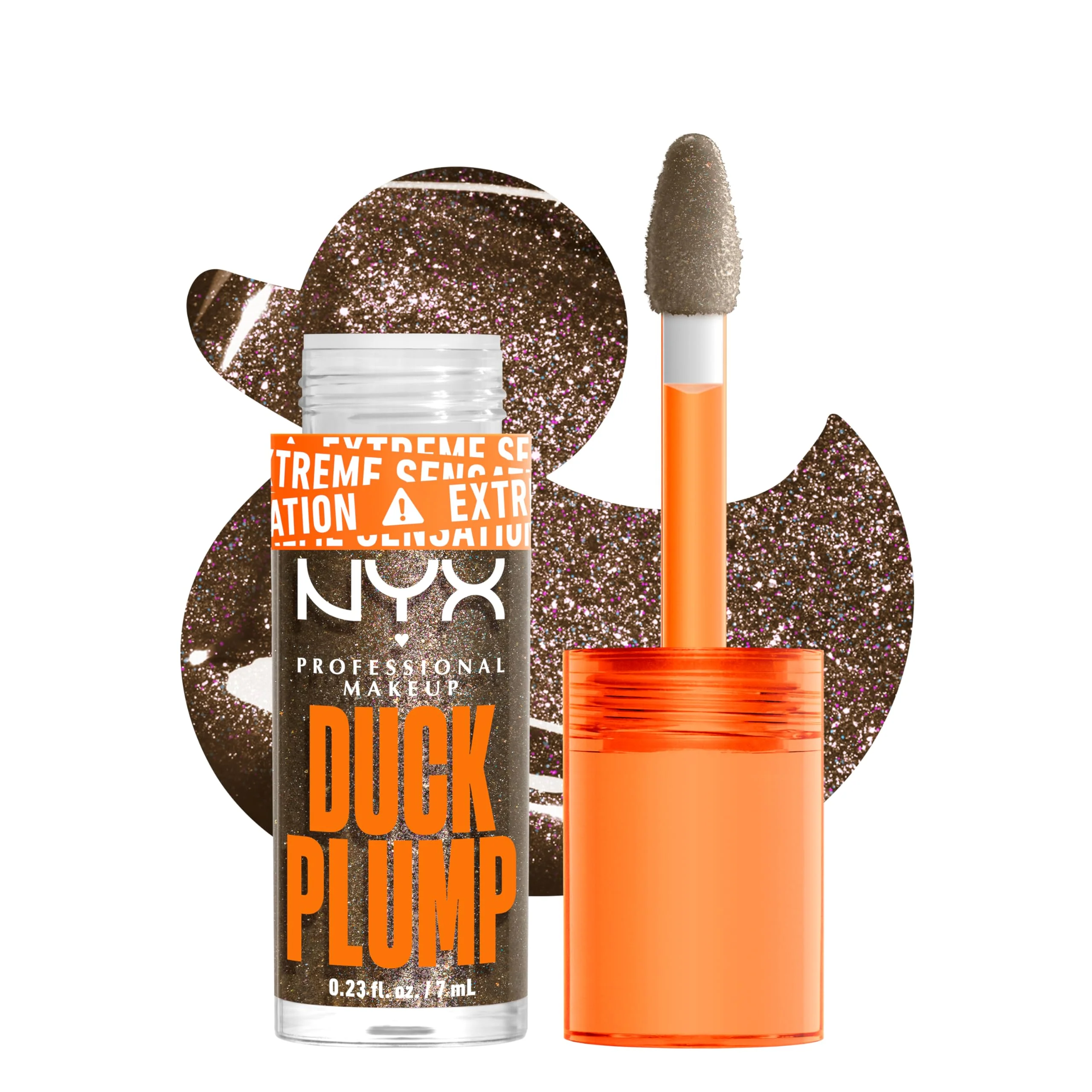 Consistent NYX PROFESSIONAL MAKEUP Duck Plump High Pigment Lip Gloss Lip Plumper Gloss with Spicy Ginger - Onyxpected Specialty