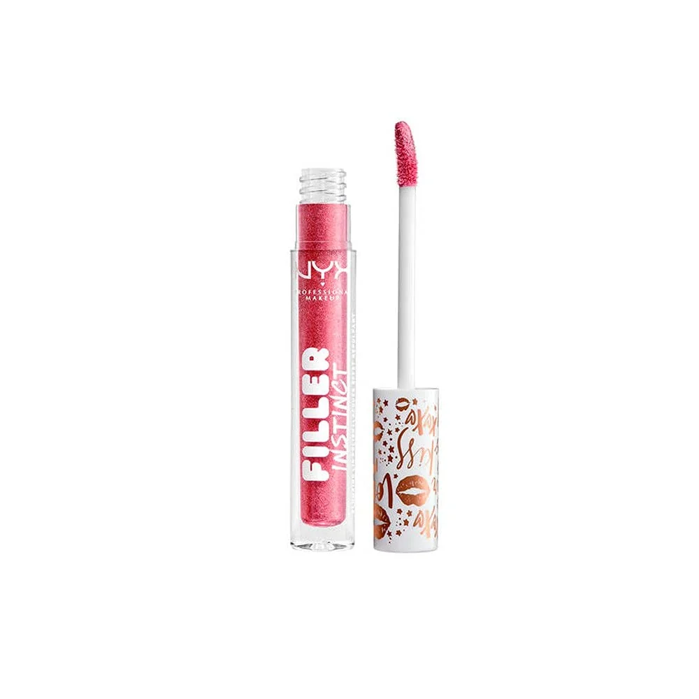 Carefully Designed NYX PROFESSIONAL MAKEUP Filler Instinct Plumping Lip Polish Lip Plumper Gloss - Major Mouthage Plum Rose Gold Sophisticated