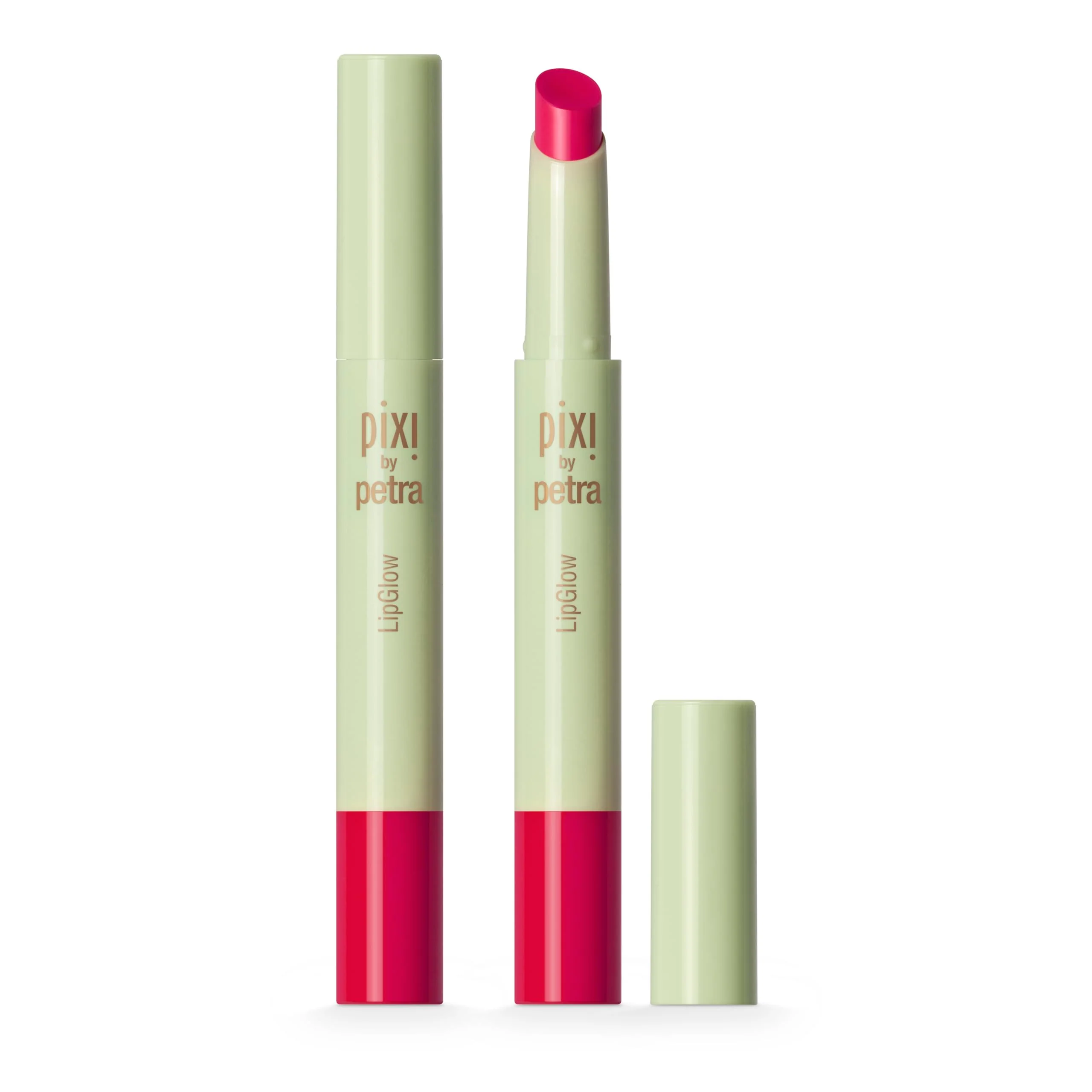Safe Pixi LipGlow Sheer Buildable Colour Lip Balm with Glossy Finish Hydrating Nourishing Formula for Everyday Wear Mirror- Application Ruby Enhanced