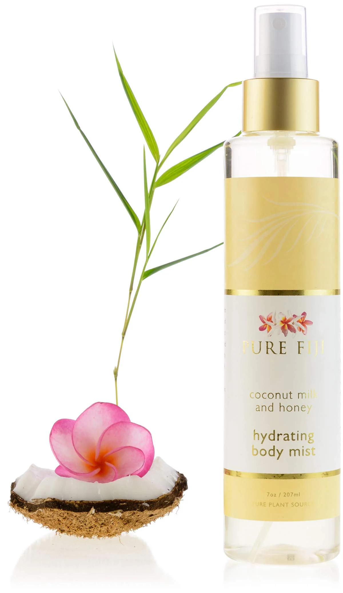 Fast PURE FIJI Hydrating Body Mist - Hydrating Body After Shower - 97 Natural Origin Coconut Milk and Honey 7 oz Exclusive
