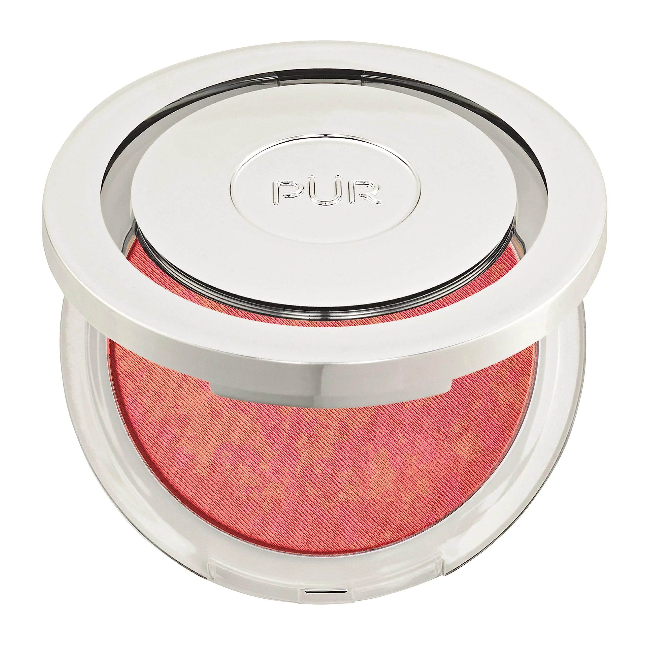 Soft PÜR MINERALS Blushing Act Skin ing Powder in Pretty in Peach Satin Matte Finish Buildable Coverage Cruelty 0.28 Oz Natural