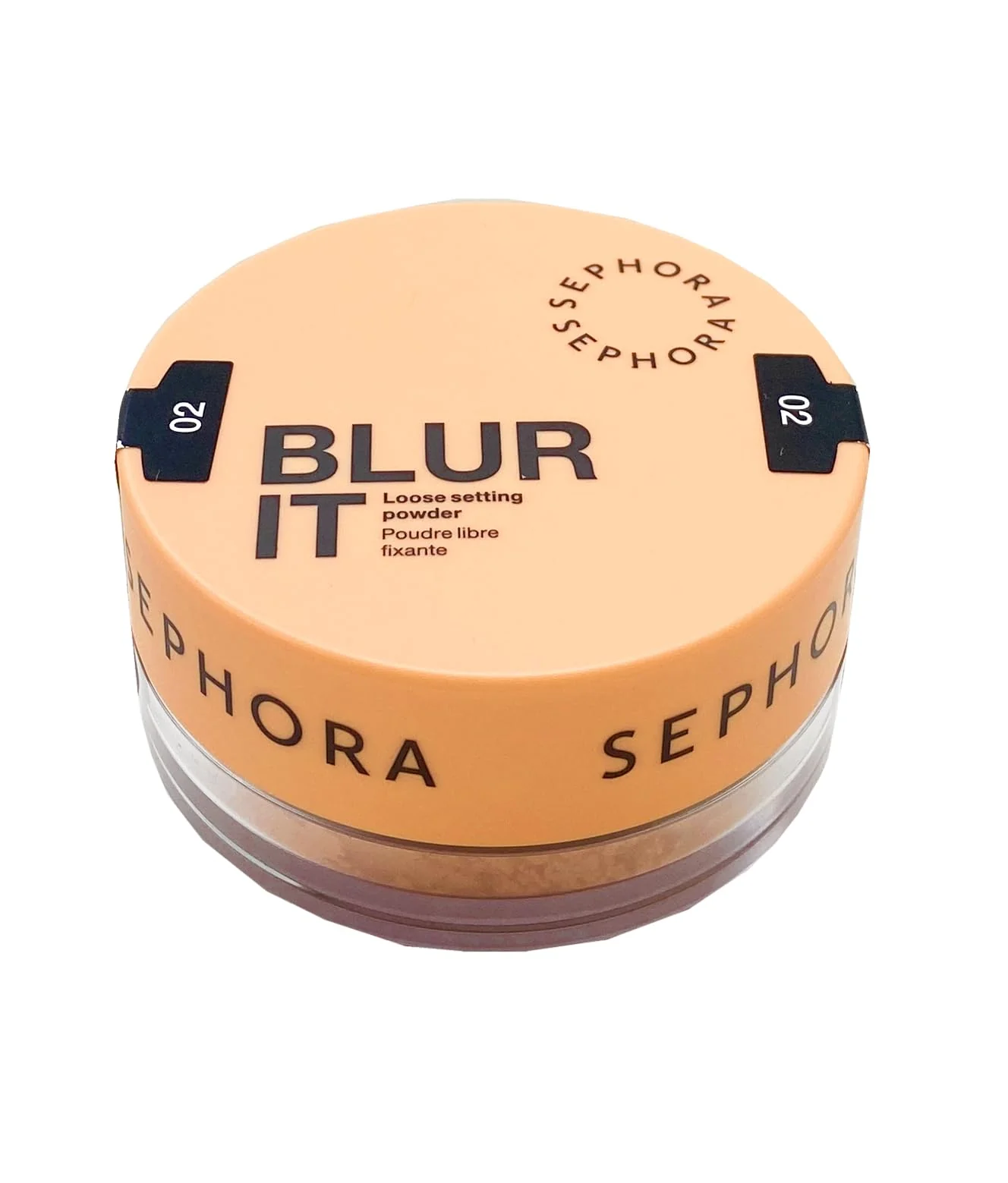 Smooth SEPHORA COLLECTION Blur It Loose Setting Powder - 02 Brightening Peach for medium to dark w gold undertones 0.26 oz 7.5 g Sustainable