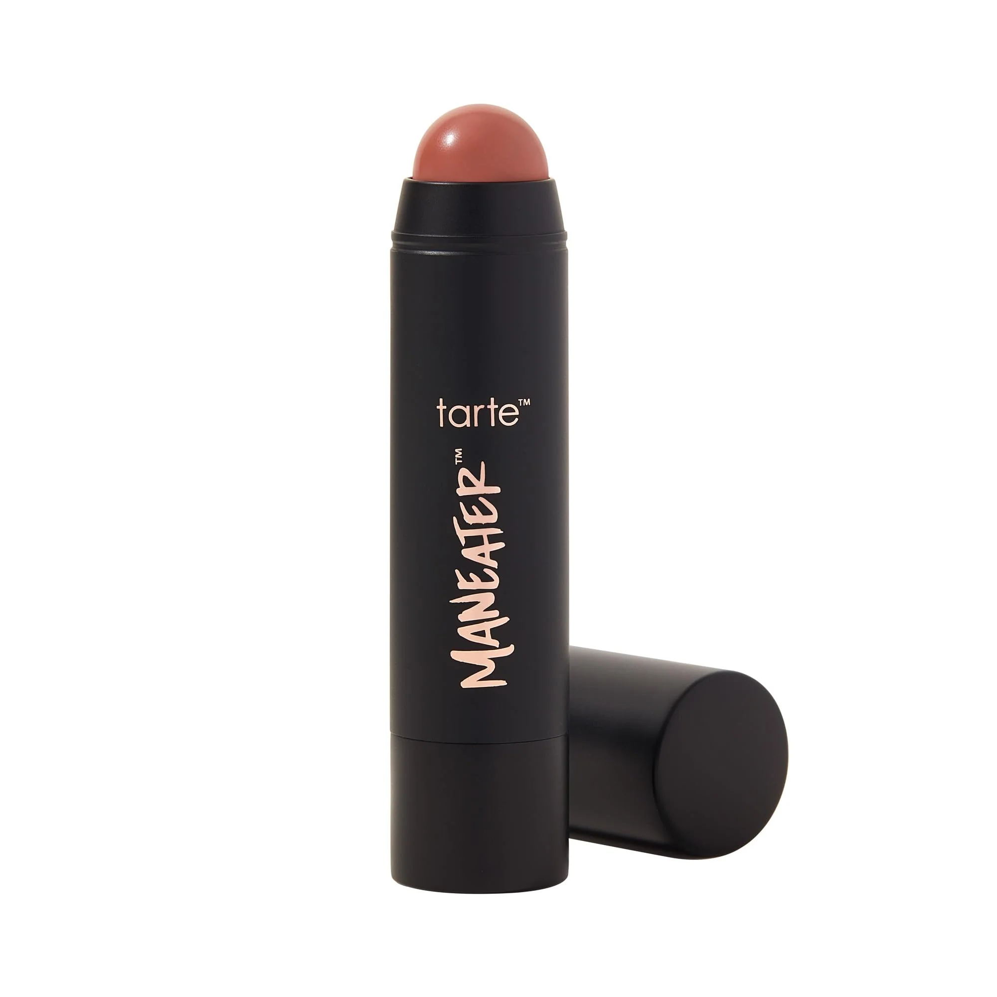 Easy-to-Use tarte maneater silk stick blush - Creamy Blendable Color for Cheeks Lips with Diamond Powder for a Smooth Hydrated Natural Finish Vegan Carefully Designed