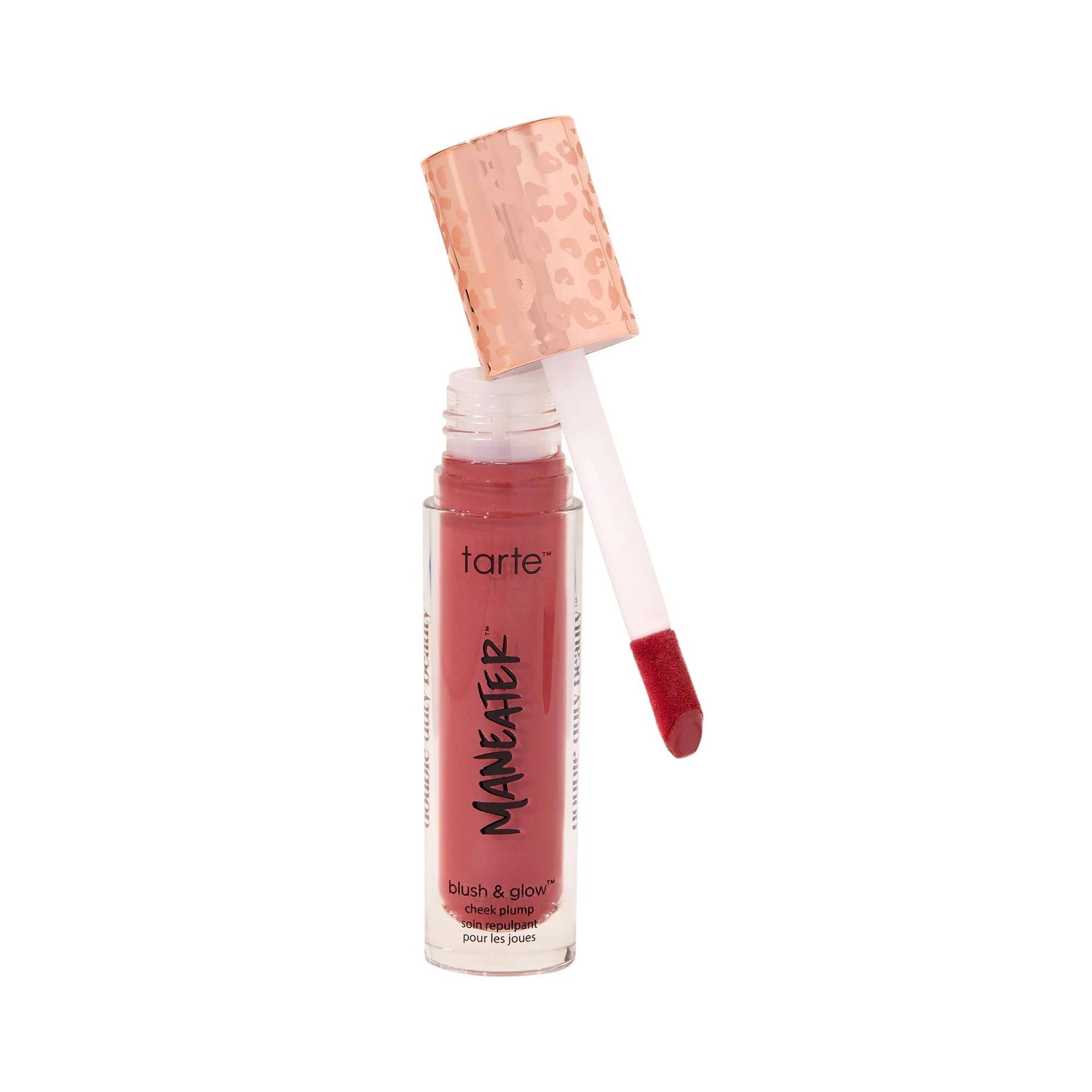 Original Design tarte maneater blush glow cheek plump - Lightweight Cheek Tint Illuminator with Coconut Water Hyaluronic Acid for Hydrated Radiant Finish Vegan Safe