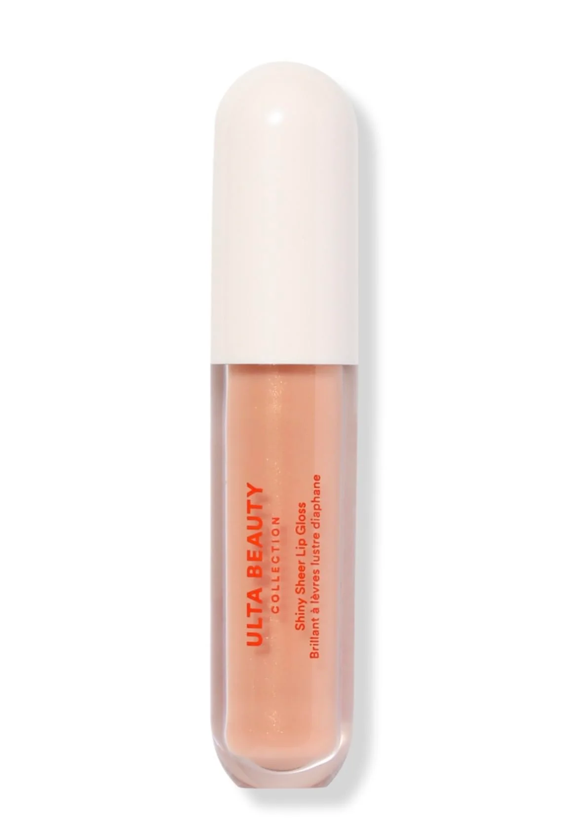 Casual Ulta Beauty Shiny Sheer Lip Gloss peachy beige shimmer Melon Sophisticated