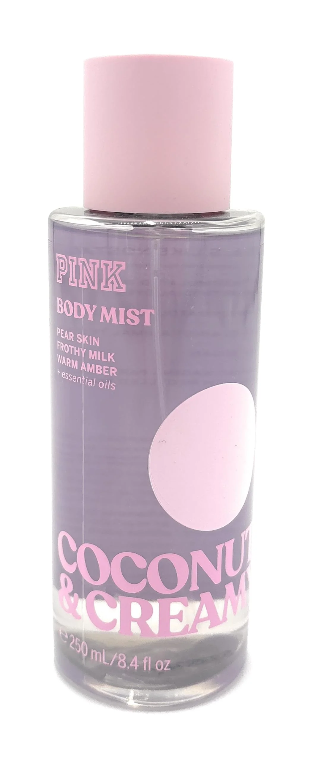 Elegant Victoria's Secret PINK Coconut Creamy Body Mist 8.4 fl oz Organic