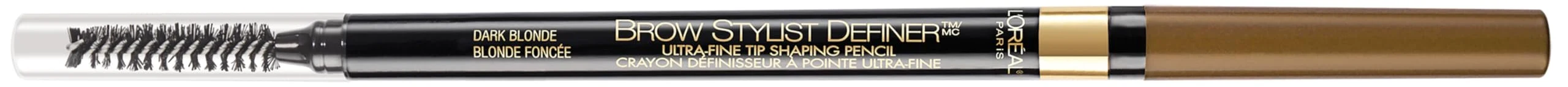 Premium Material L'O Paris Makeup Brow Stylist Definer Waterproof Eyebrow Pencil Ultra-Fine Mechanical Pencil Draws Tiny Brow Hairs and Fills in Sparse Areas Dependable