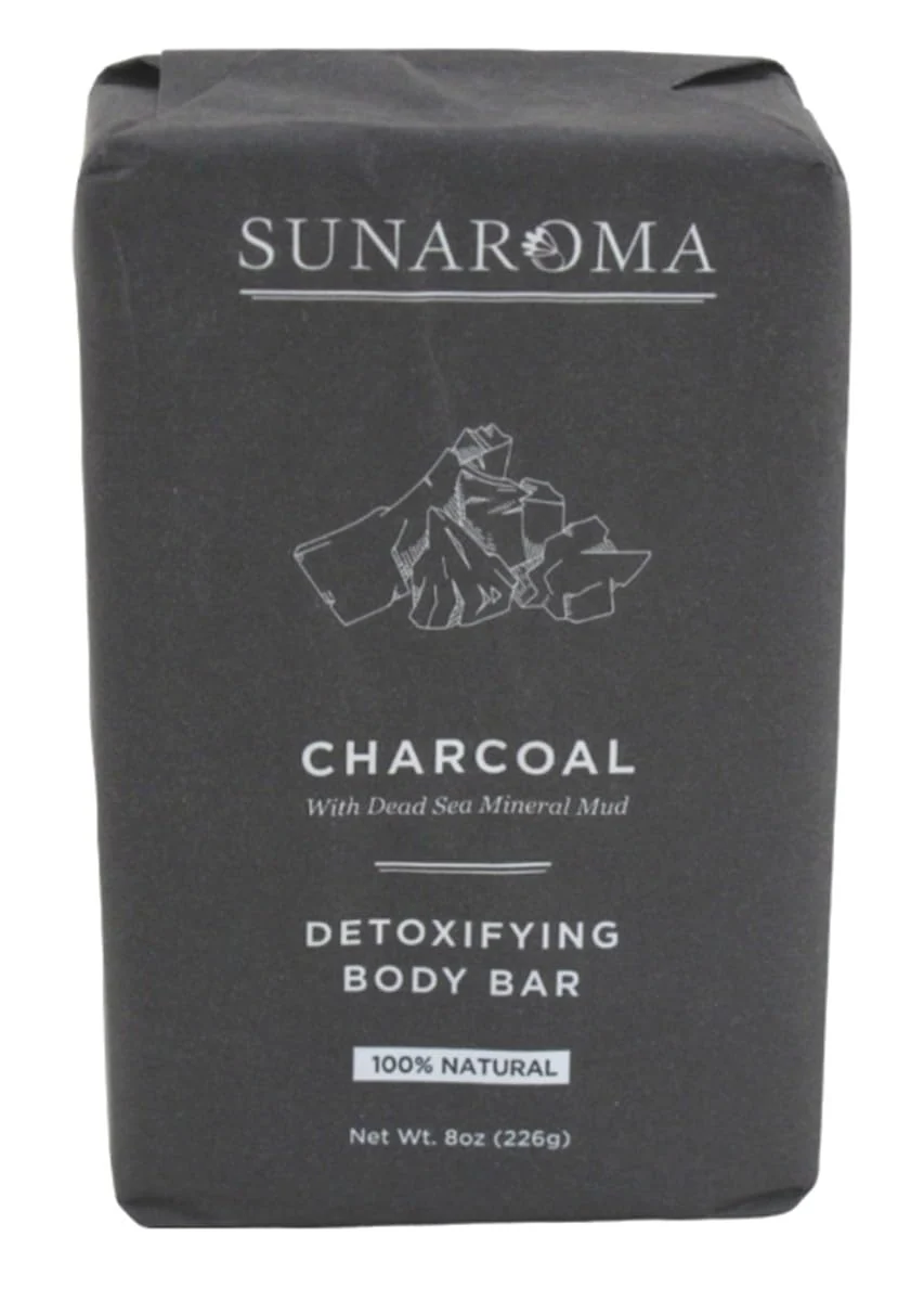 Innovative Sunaroma Soap Bar Charcoal With Bergamot Oil 8 Ounce 2 Pack Flexible