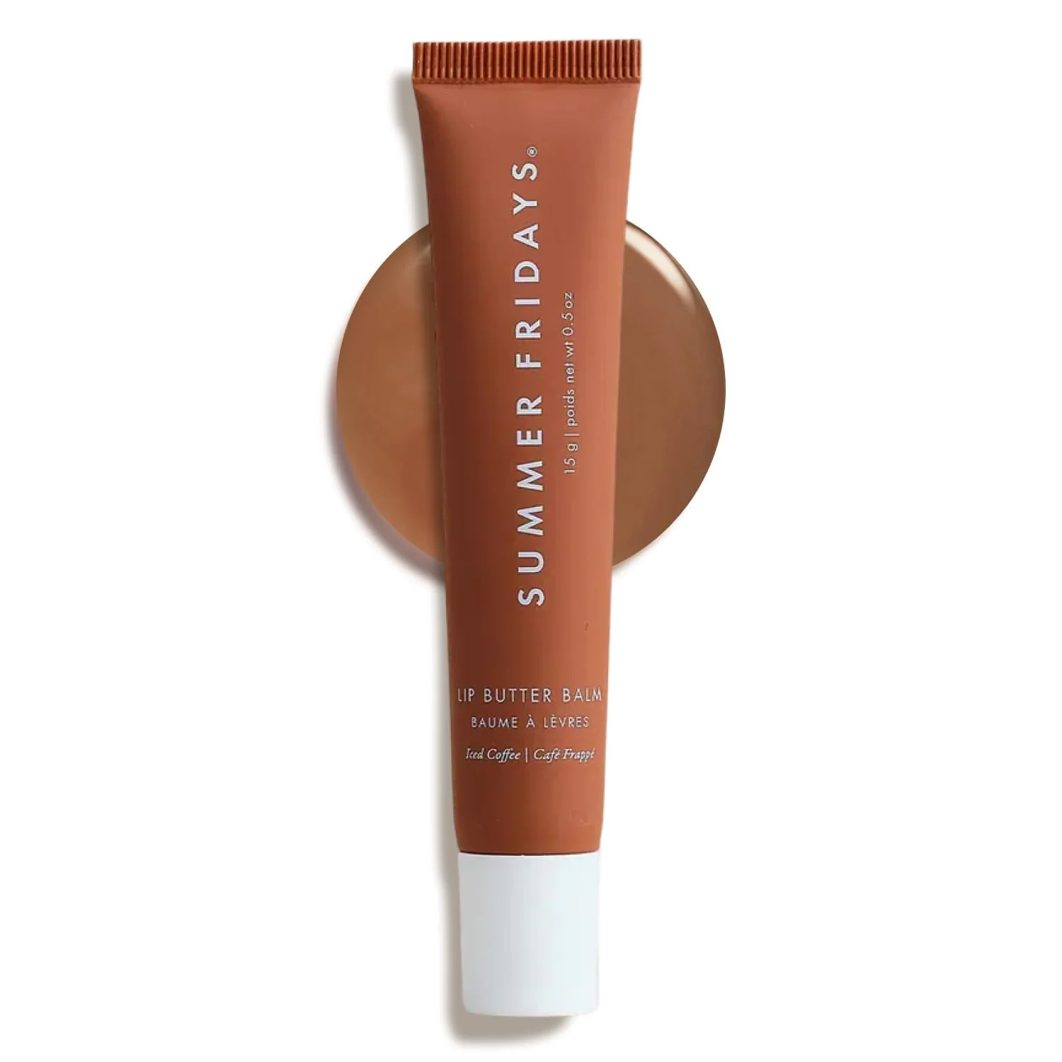 Next-Generation Summer Fridays Tinted Lip Butter Balm - Conditioning Vegan Lip Balm for Instant Moisture Shine Hydration - Sheer-Tinted Soothing Skincare - Iced High-Grade