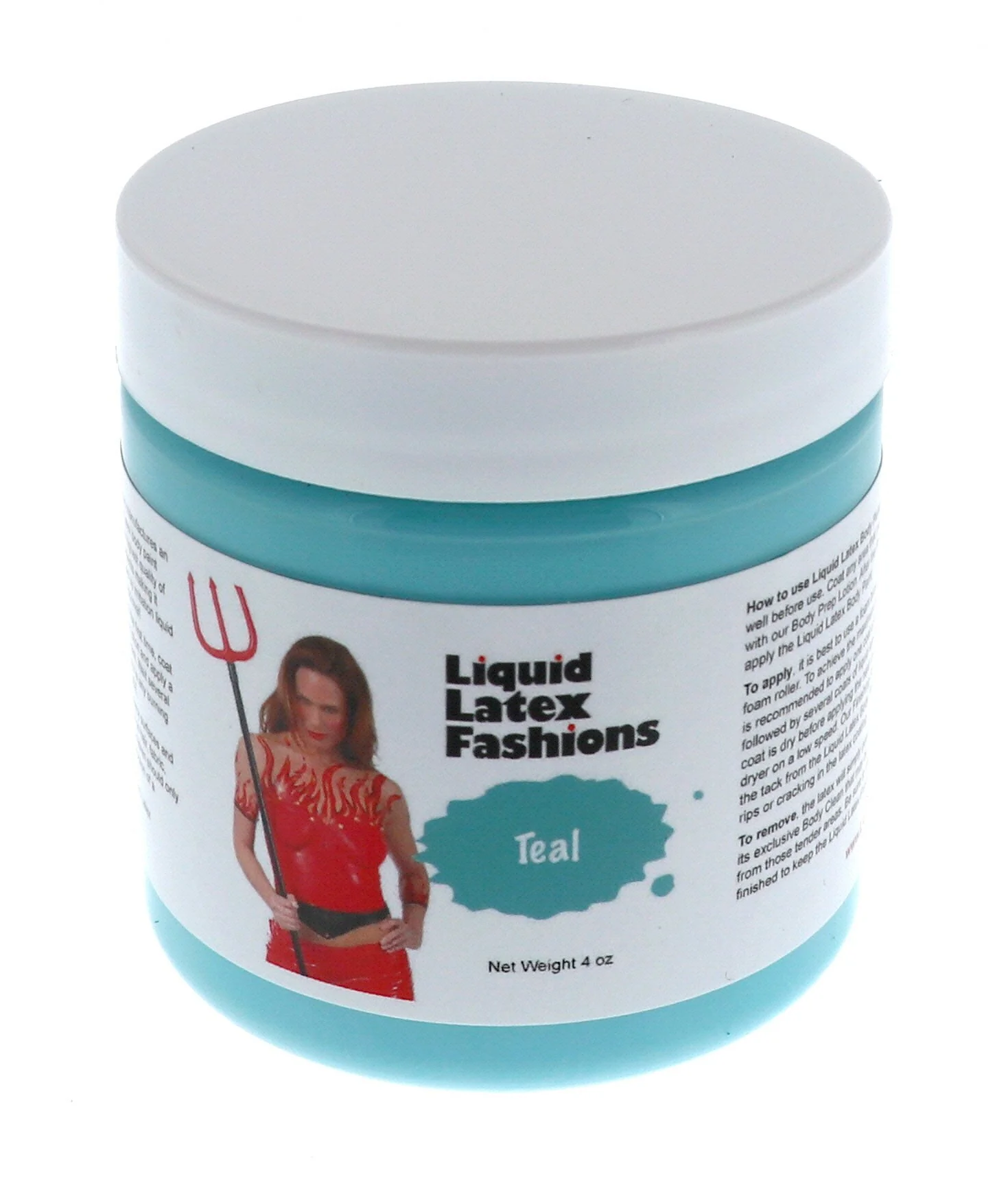 User-Friendly Teal 4 Oz - Liquid Latex Body Paint Ammonia No Odor Easy On and Off Cosplay Makeup Creates Professional Monster Zombie Arts Expertly Made