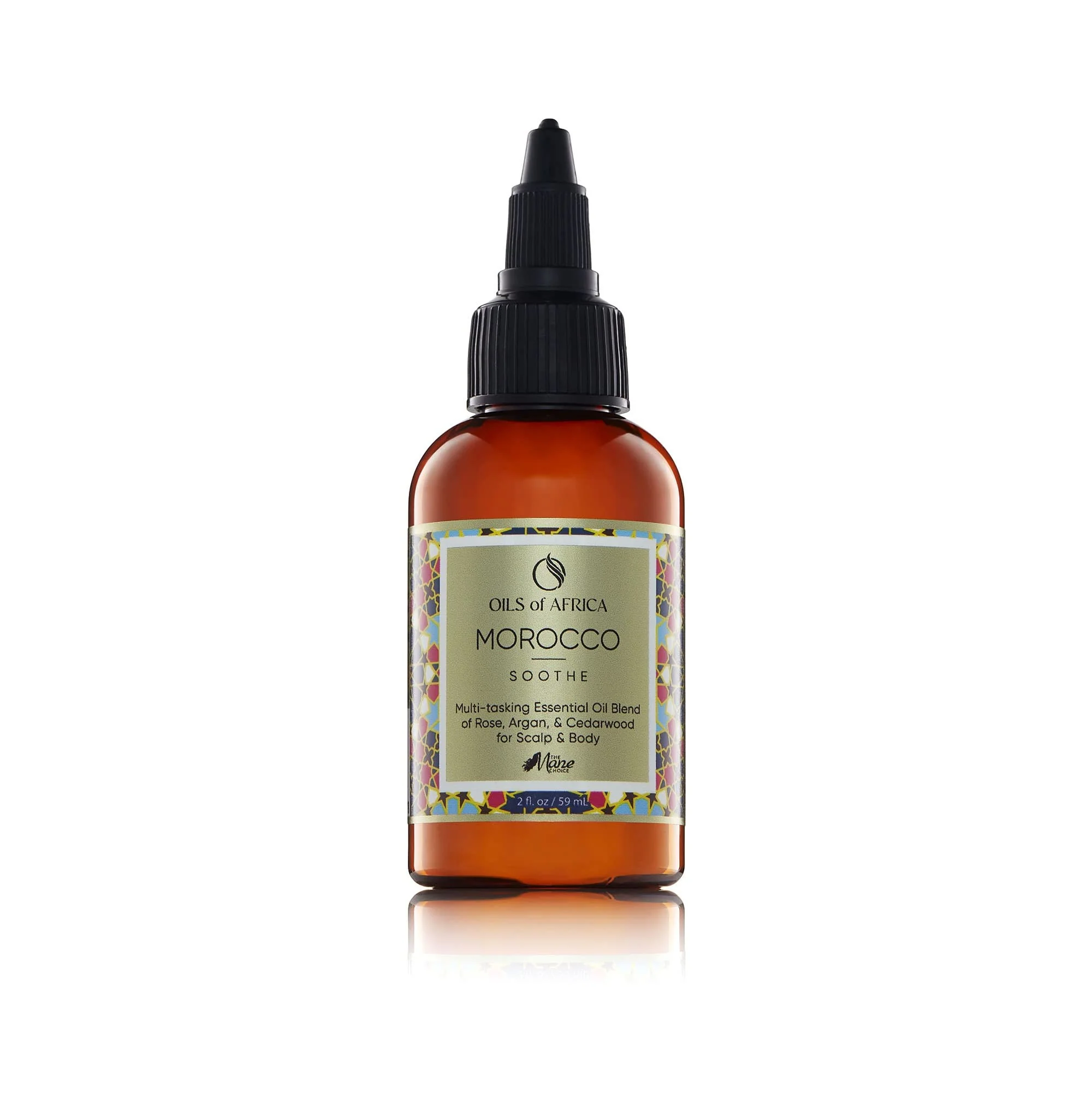 Lightweight The Mane Choice Oils of Africa Moroccan Soothing Blend 2 Oz 1 Count Casual