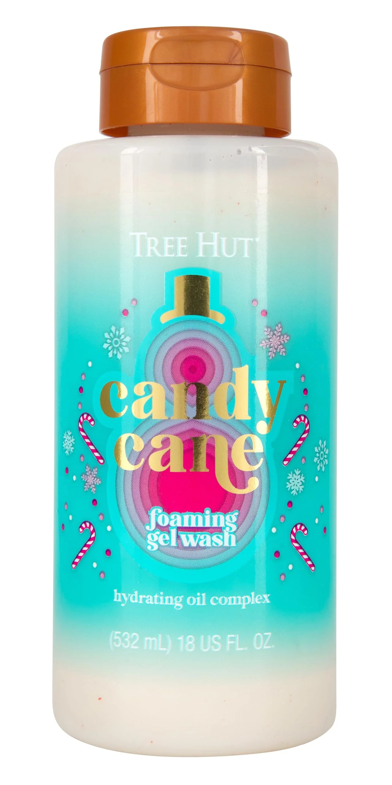 Selected Tree Hut Candy Cane Moisturizing Foaming Gel Wash Cleanse Soothe Skin Without Stripping Moisture Made with our Hydrating Oil Complex Limited Elite