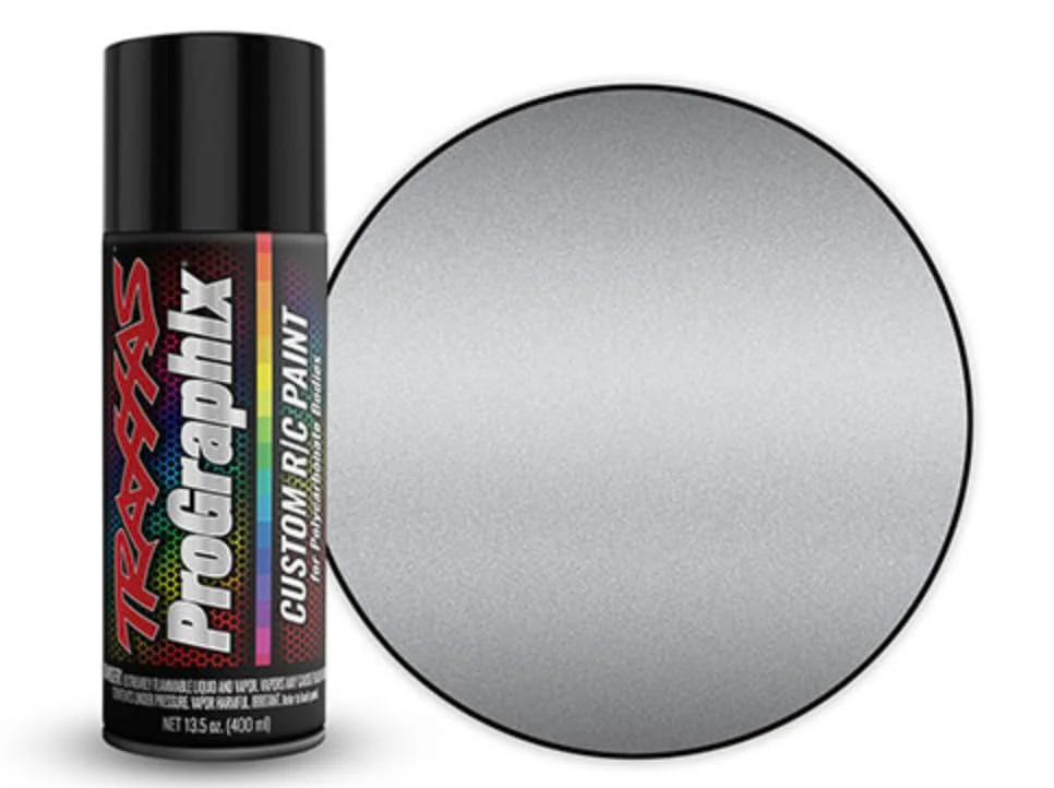 User-Friendly Traxxas 5073X Body Paint Metallic Silver 13.5oz Proven