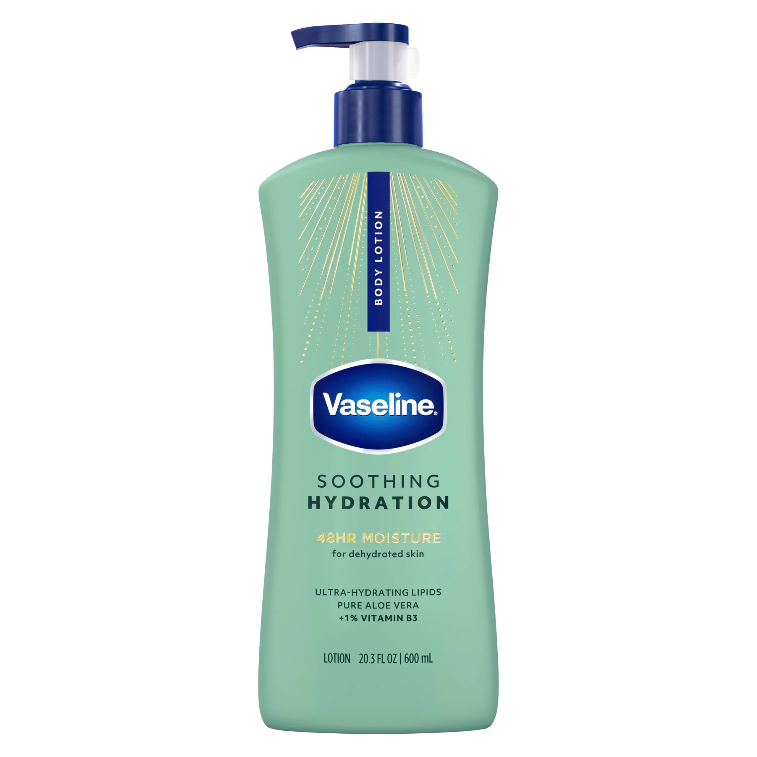 Versatile Vaseline Soothing Hydration Body Lotion Soothing Hydration for Dry Skin with Ultra-Hydrating Lipids 1 Aloe Vera Extract to Refresh Dehydrated Skin High-Quality