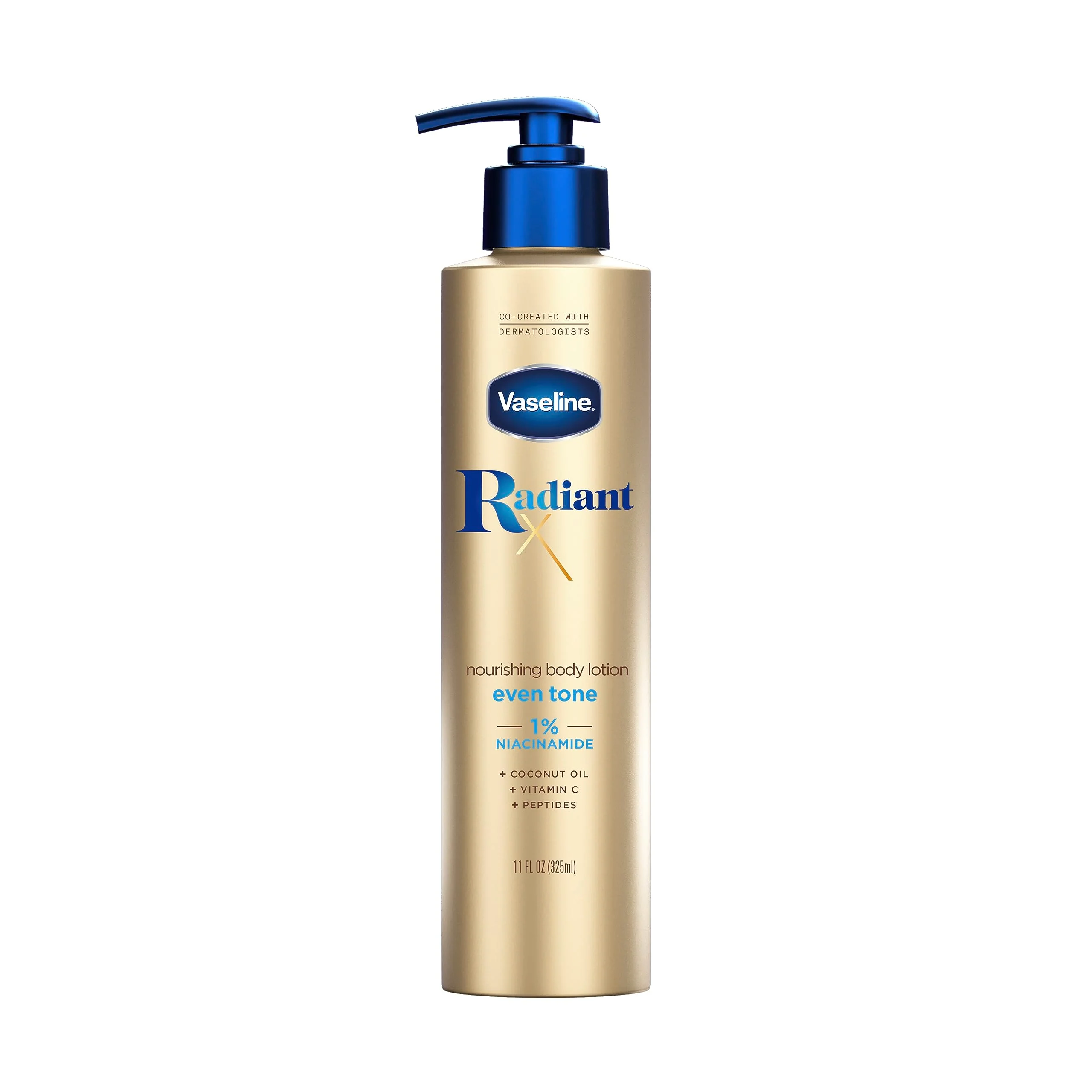 Modern Vaseline Radiant X Even Tone Nourishing Body Lotion With 1 Niacinamide Coconut Oil Vitamin C Peptides 11 oz Practical
