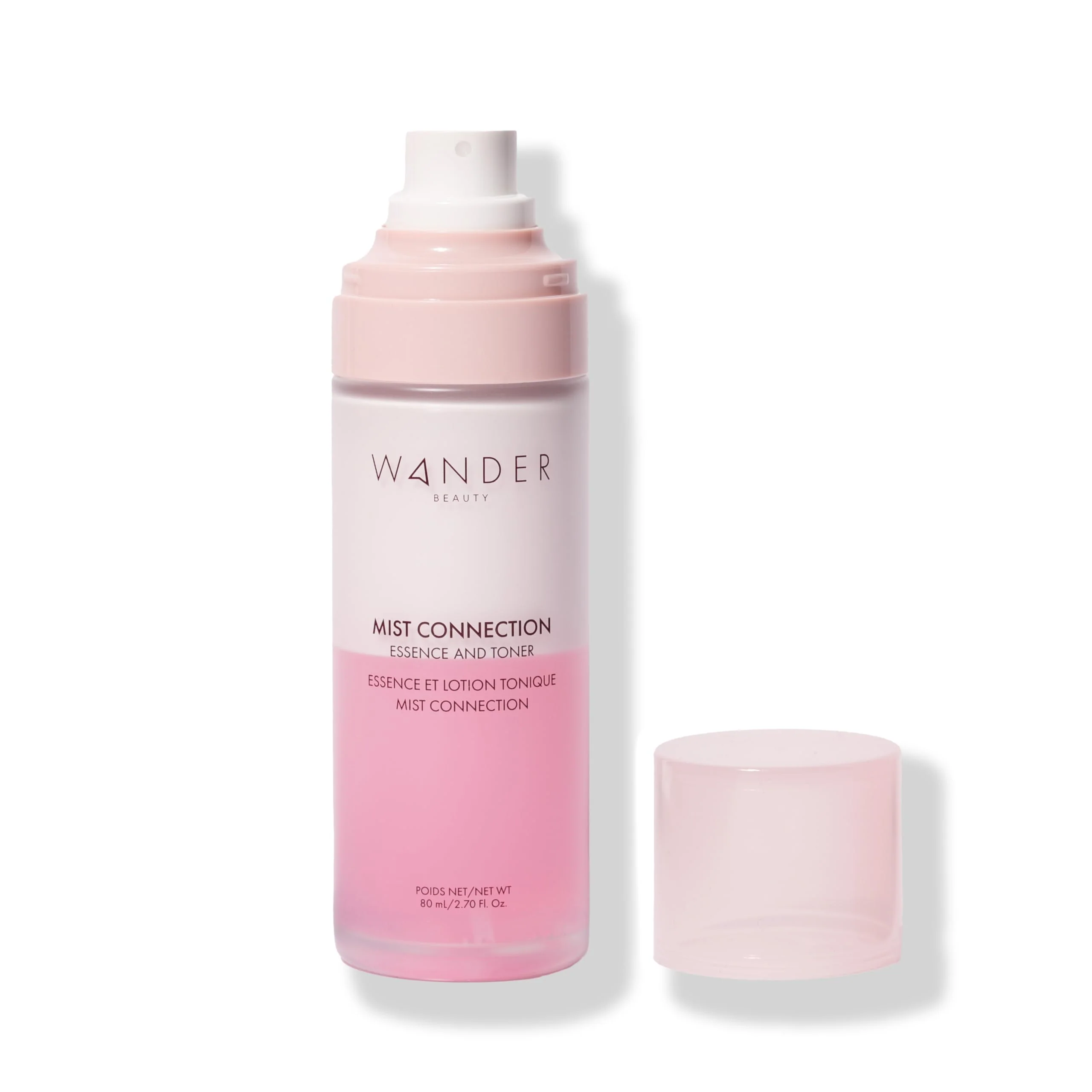 Expertly Made Wander Beauty Mist Connection Essence and Toner - 8-in-1 pH Balancing Hydrating Facial Mist - Glowy Skin Care with Niacinamide Hyaluronic Acid Traditional