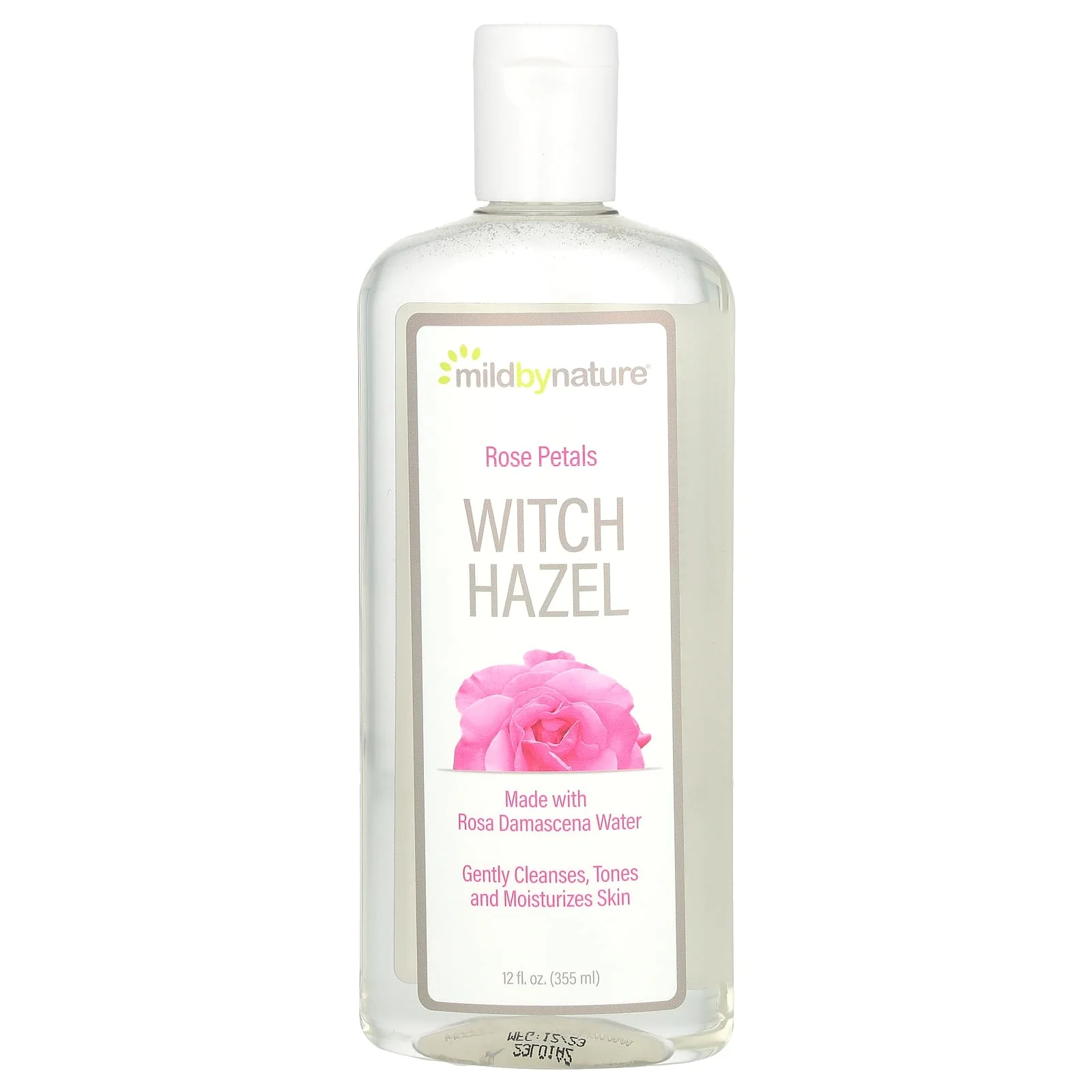 Next-Generation Witch Hazel Rose Petals Alcohol- 12 fl oz 355 ml Mild By Nature Exceptional
