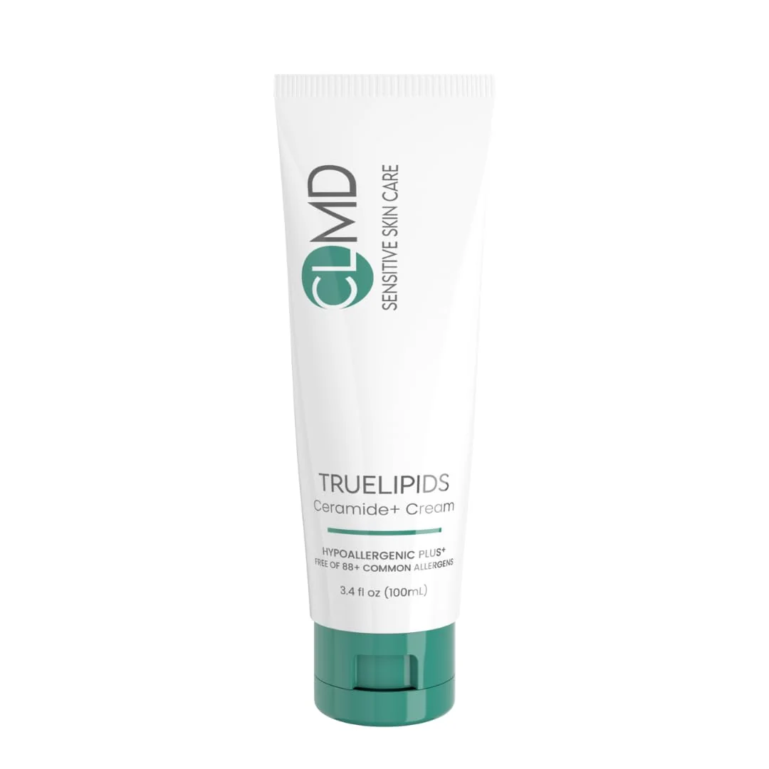 High-Performance CLMD TrueLipids Ceramide Cream - Deep Moisturizing Barrier Support for Sensitive Skin - Hydrates and Soothes - Hypoallergenic Nourishing Secure