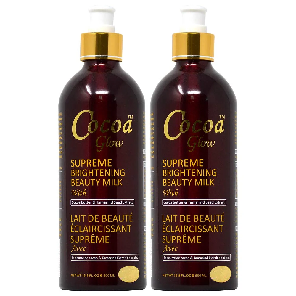 Modern Cocoa Glow Supreme Brightening Beauty Milk 16.8oz Pack of 2 Durable