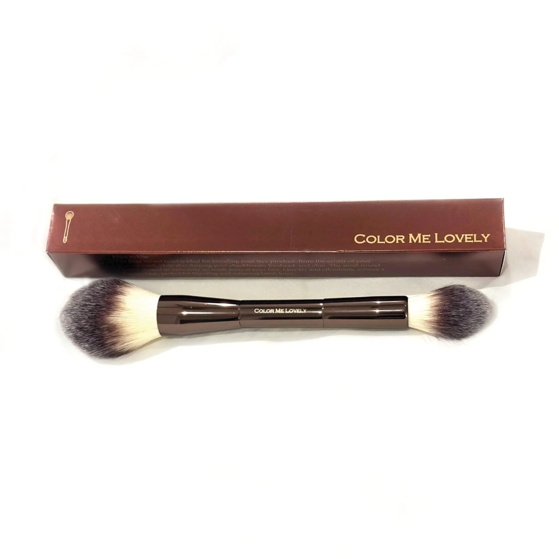 Outstanding COLOR ME LOVELY Makeup Blending Brush Double-Sided Synthetic Bristles Expertly Made