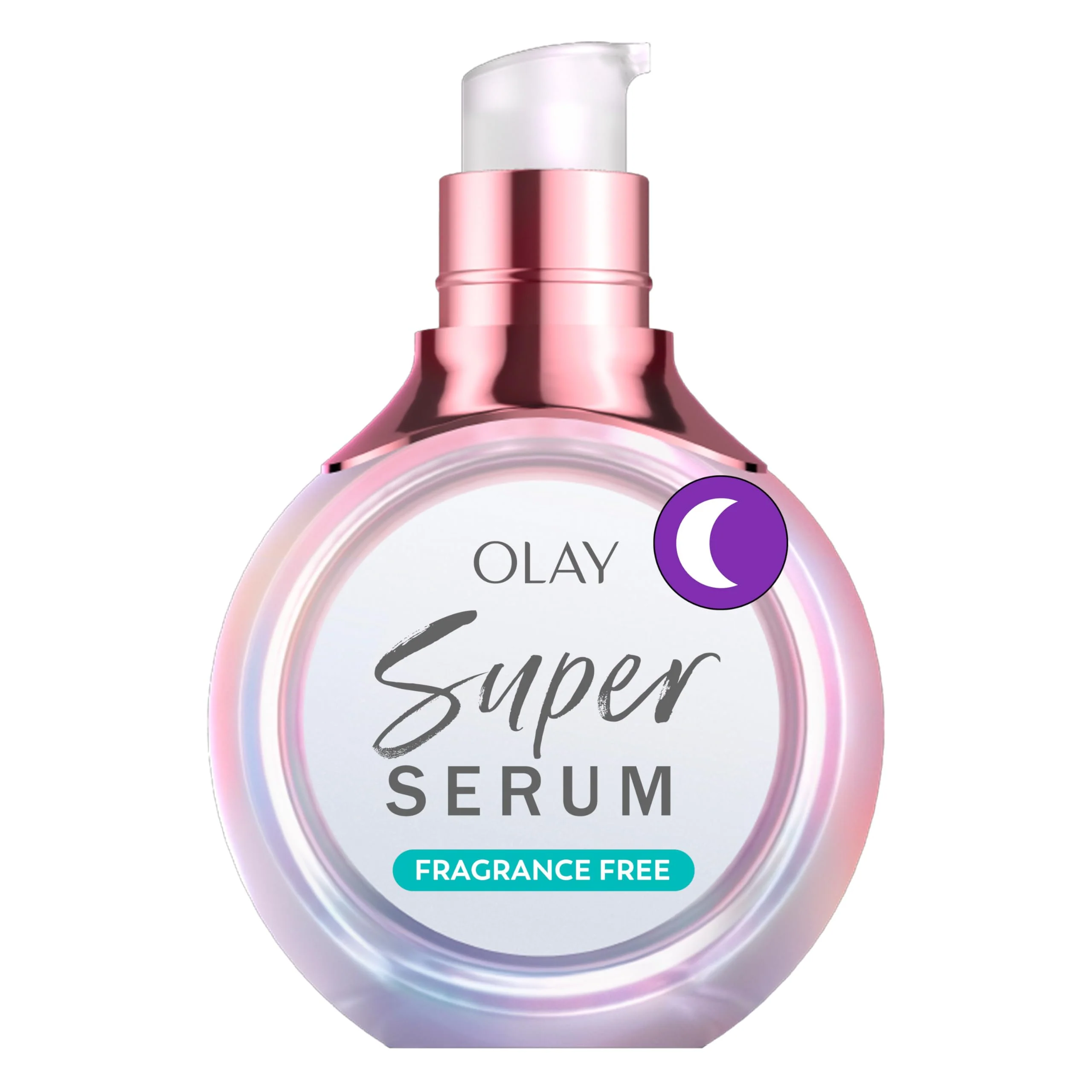 Professional Olay Super Serum Night Repair Fragrance- Trial Size - Niacinamide Peptide Salicylic Lactic Acid Glycerin - 5-in-1 Skin Care Benefits Eco-Friendly