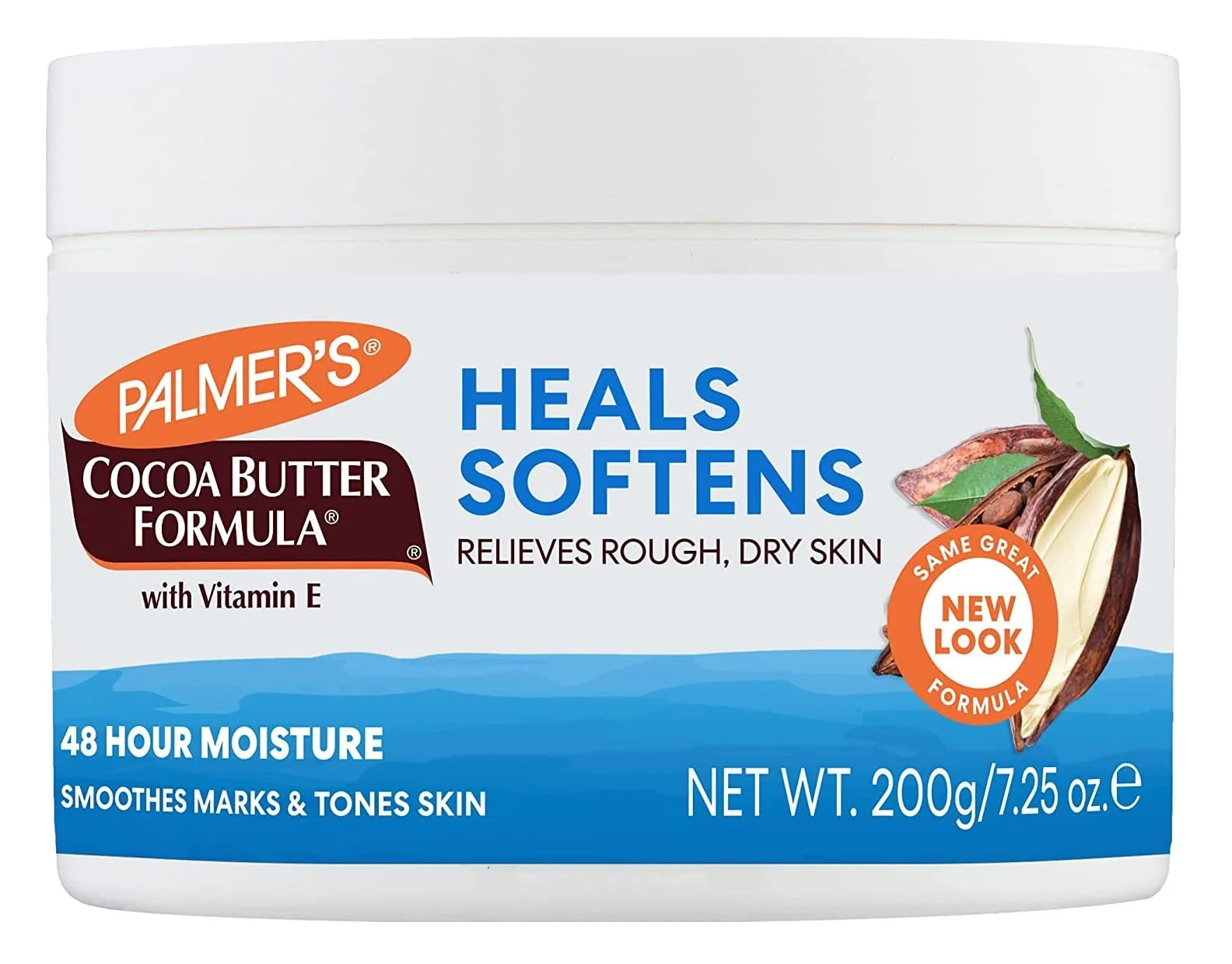 Long-Lasting Palmer's Cocoa Butter Jar With Vitamin-E 7.25 Ounce 214ml Pack of 6 Relaxed