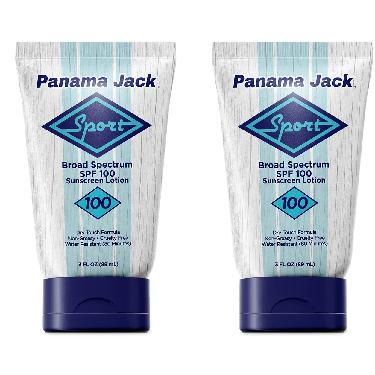 Quality Panama Jack Sport Sunscreen Lotion - SPF 100 Broad Spectrum UVA UVB Protection Non-Greasy PABA Paraben Gluten Cruelty 3 FL OZ Pack of 2 Proven