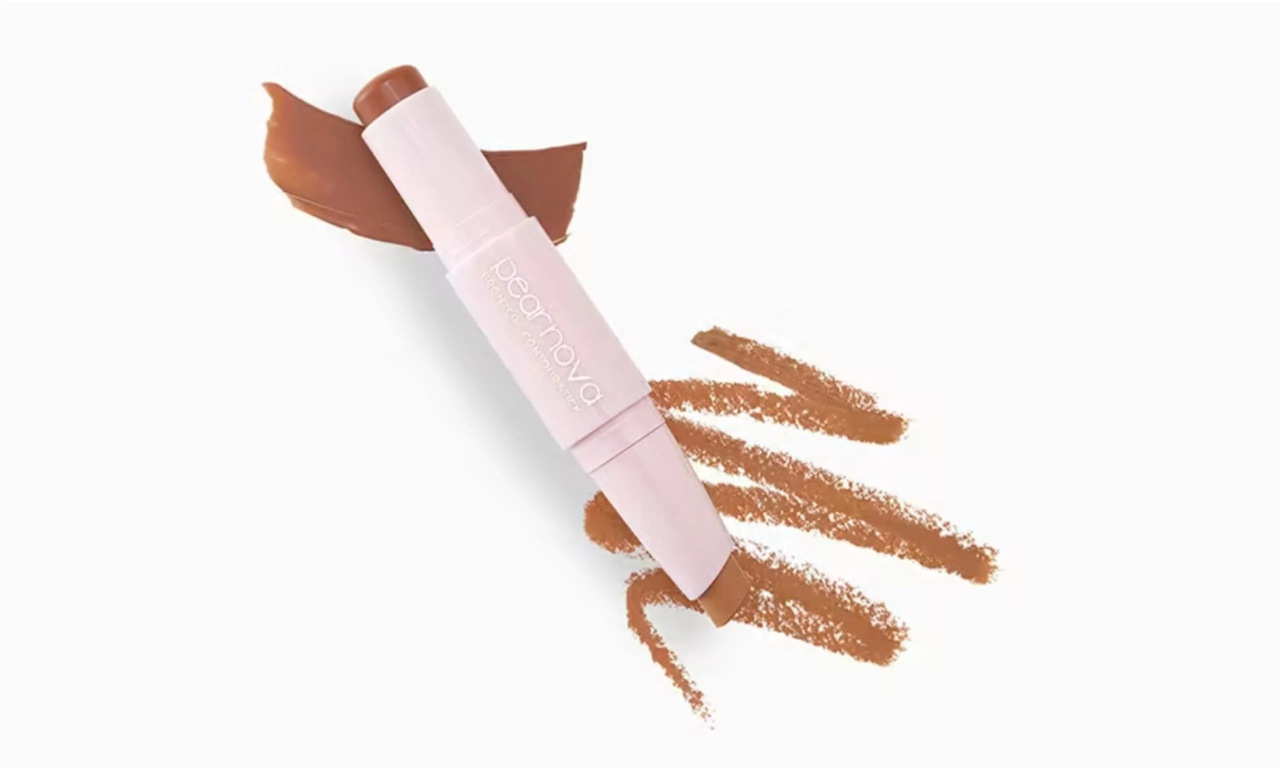 Authentic Pear Nova Bronzer and Contour Stick 2-in-1 Cream Formula Tan Elegant