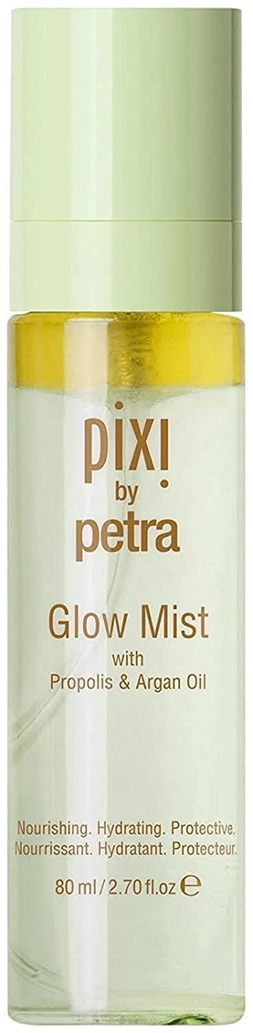Artisan Pixi Beauty Glow Mist All-Over Mist For Luminous Complexion Set Refresh Makeup Hydrate Skin With 21 Natural Oils 2.70 Fl Oz Clean
