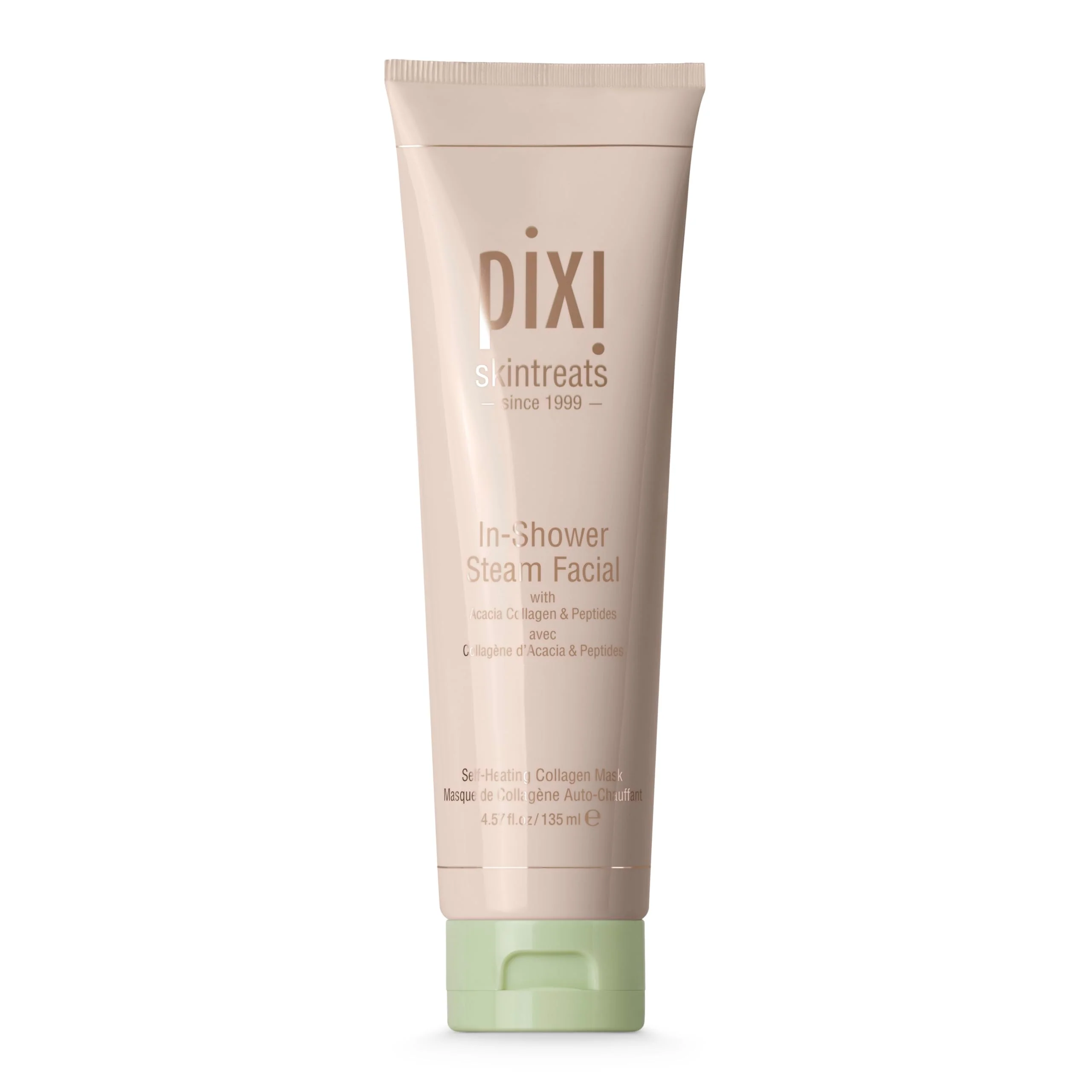 Pure Pixi In-Shower Steam Facial Gel-to Oil Cleanser for Radiant Skin Deeply Nourishes Softens Tones Self-heating for Use in Shower or Bath 4.6 High-Performance