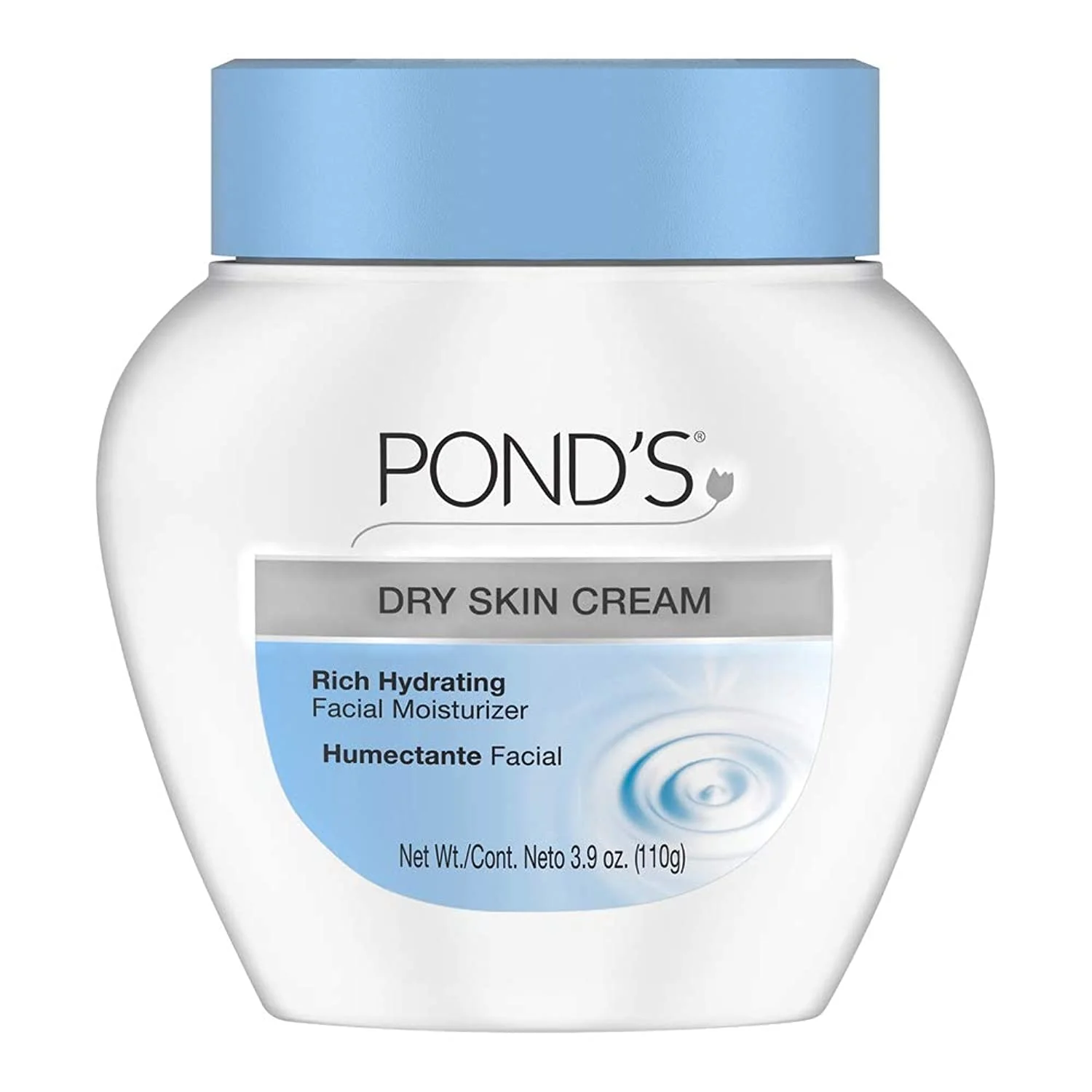 Natural Pond's Dry Skin Cream Facial Moisturizer Rich Hydration for Dry Skin 10.1 oz Pack of 9 Eco-Friendly