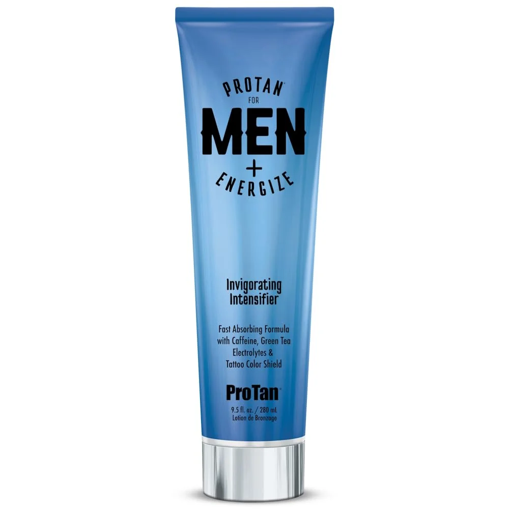 Refined ProTan Men Energize Invigorating Intensifier with Tattoo Color Shield 9.5oz Verified