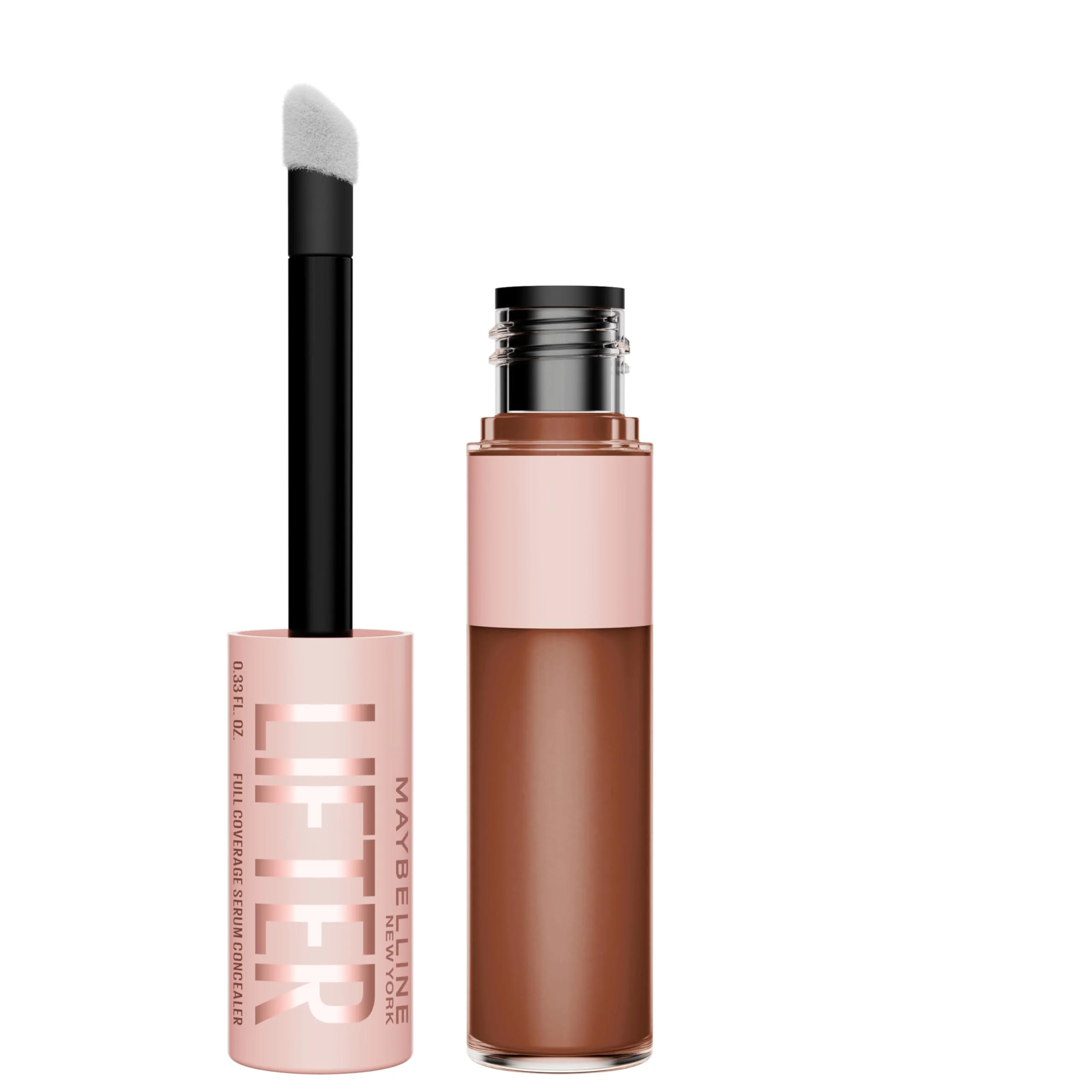 Excellent Maybelline Lifter Serum Concealer Radiant Concealer with Full Coverage Includes 2 Peptides Caffeine to Hydrates Brightens Under Eyes 105 1 Luxury