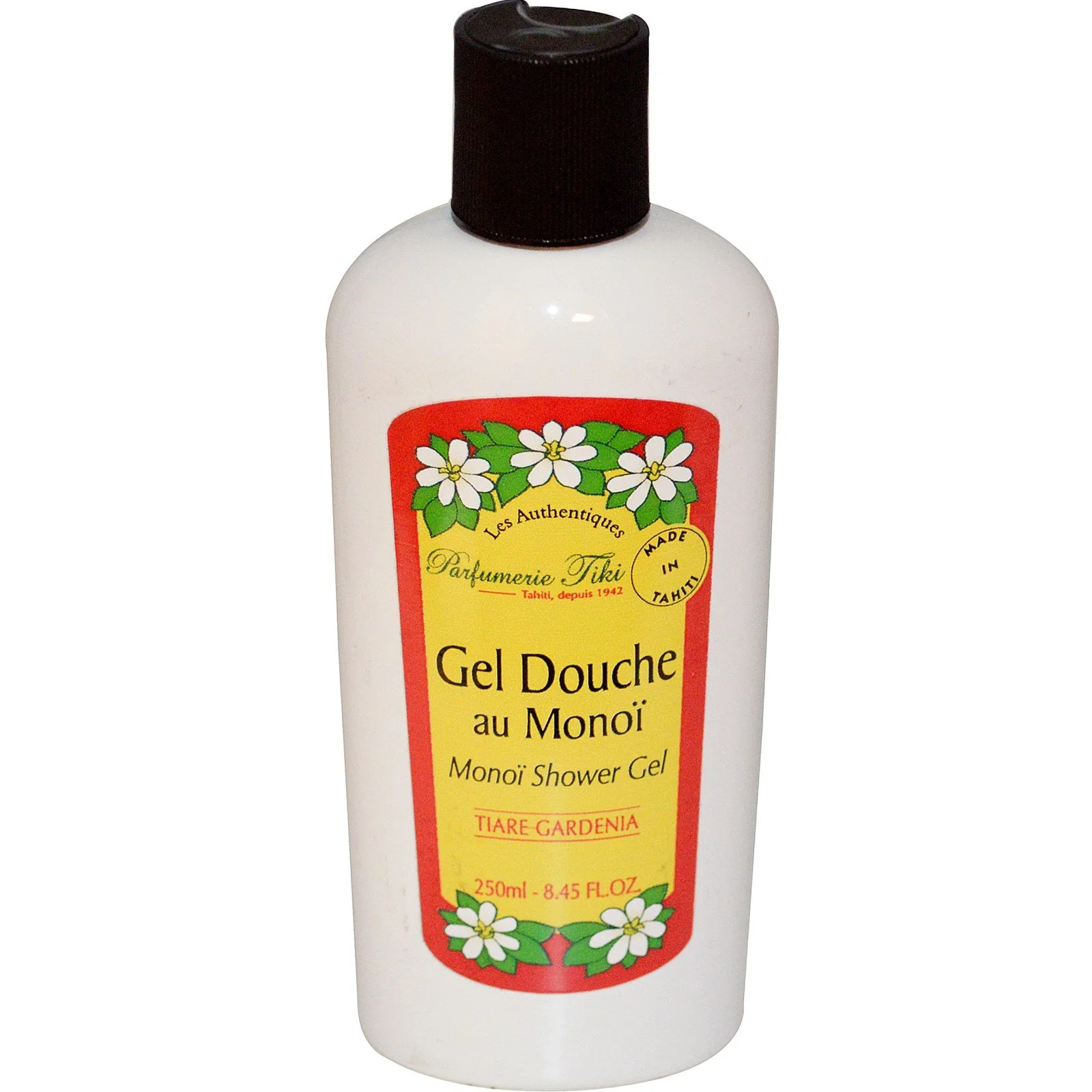 Traditional Monoi Tiare Tahiti Shower Gel - 8.33 fl oz Genuine