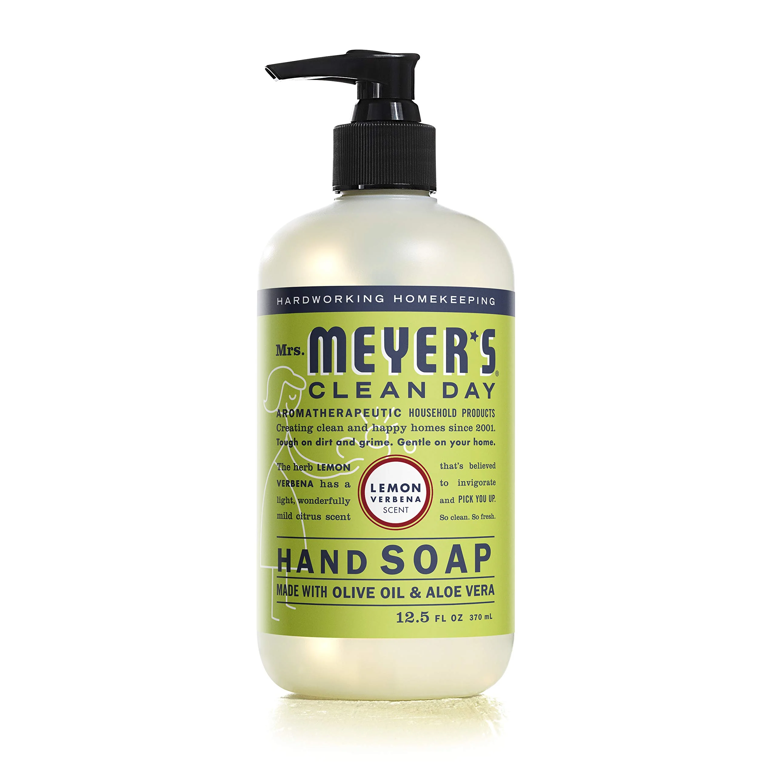 Authentic Mrs. Meyers Liquid Hand Soap Lemon Verbena 12.5 oz Pack of 2 Fast