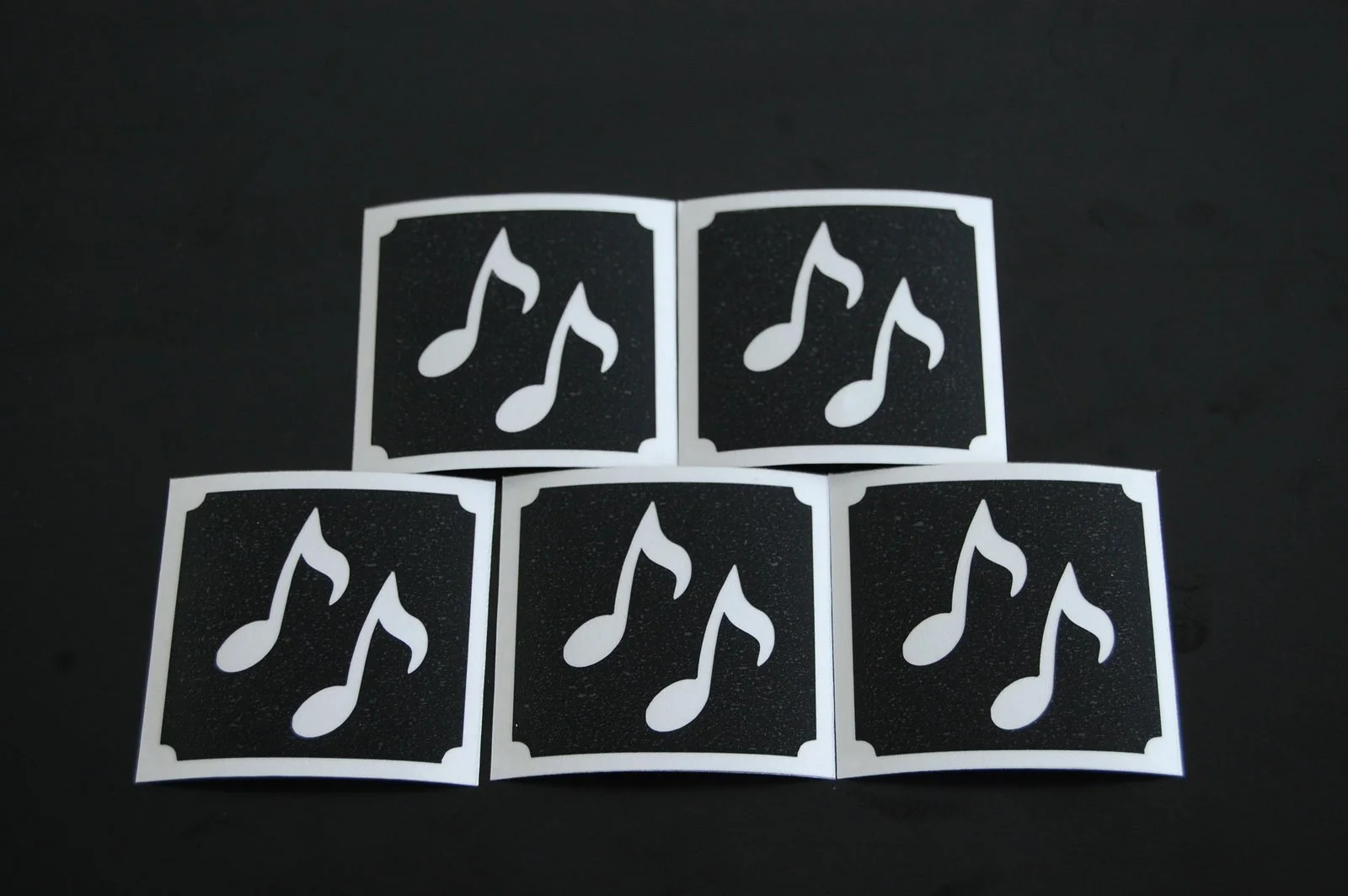 Prestigious Music Notes Make Up Stencil- 5 Pack Superior