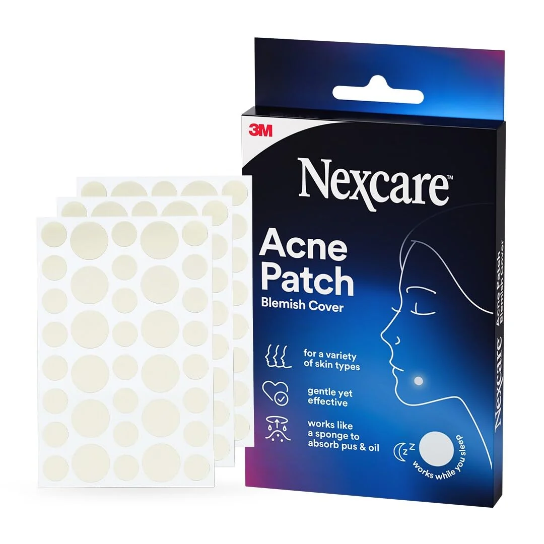 Minimalist Nexcare Acne Cover Skin Cover Absorbs Pus and Oil From Clogged Pores Suitable Skincare for Most Skin Types - 108 Acne Covers Durable