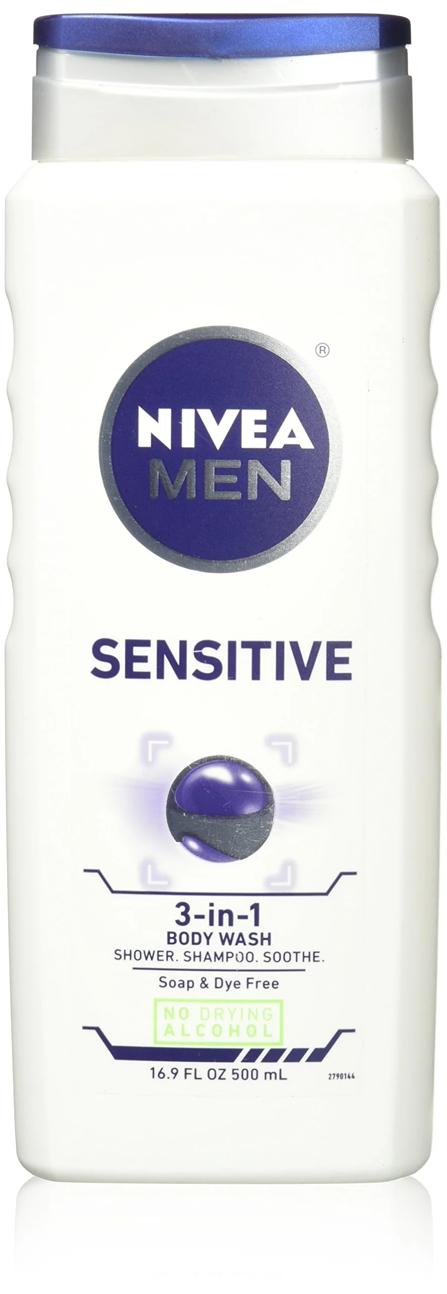 Convenient Nivea For Men Body Wash - Sensitive - 16.9 oz - 2 pk Refined
