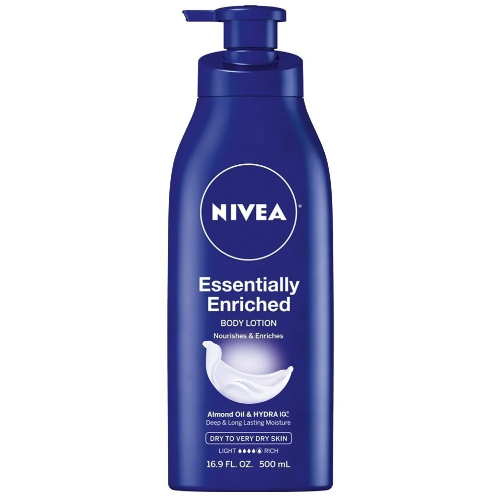 Artisan NIVEA Essentially Enriched Body Lotion 16.9 oz Pack of 4 - Packaging May Vary Reusable