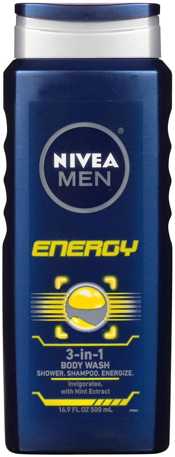 Durable Nivea For Men Energy 3-in-1 Body Wash - 16.90 oz Convenient