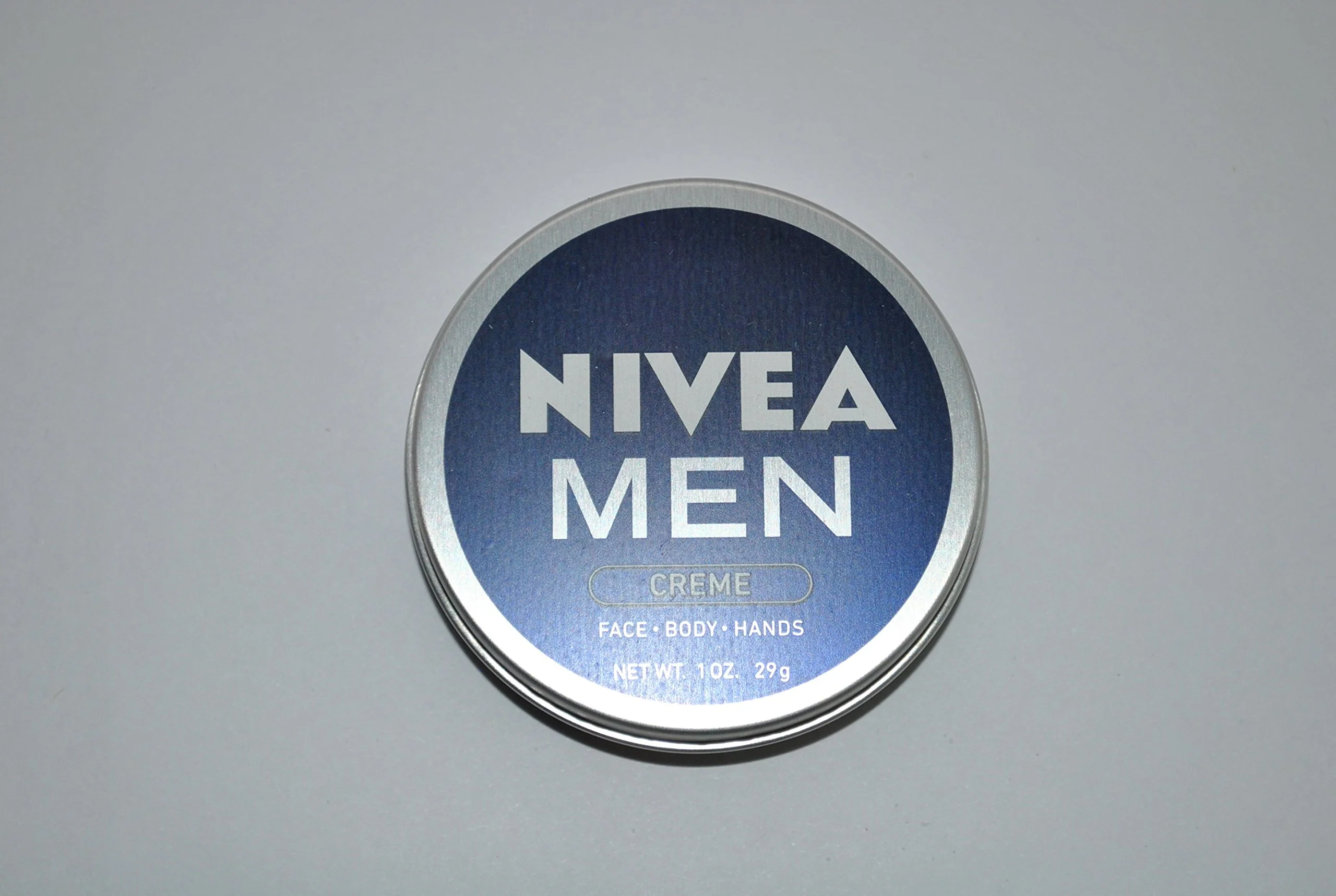 Crafted Nivea Men Creme Moisturizer Tin for Face Hands and Body 1 oz 29 g Exceptional