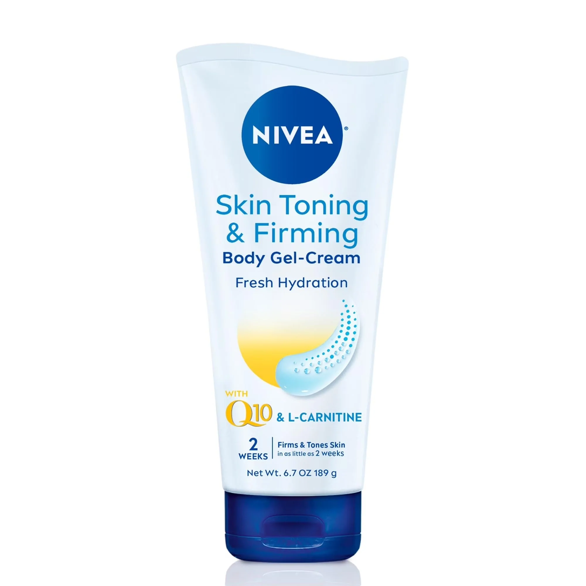 Sustainable NIVEA Skin Firming Toning Body Gel-Cream - With Q10 For Normal Skin - 6.7 oz. Tube Eco-Friendly