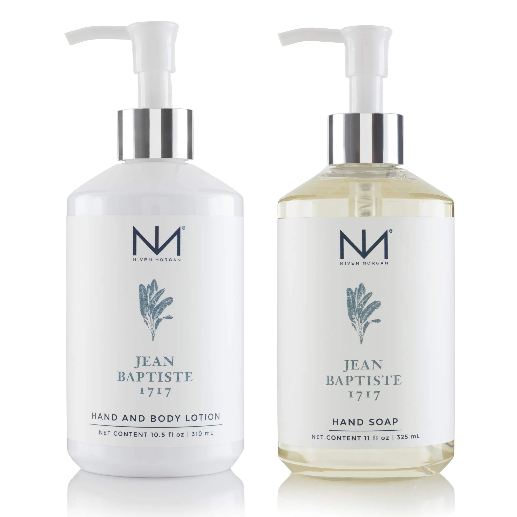 High-Grade Niven Morgan Jean Baptiste 1717 Hand Soap and Lotion Set Superior